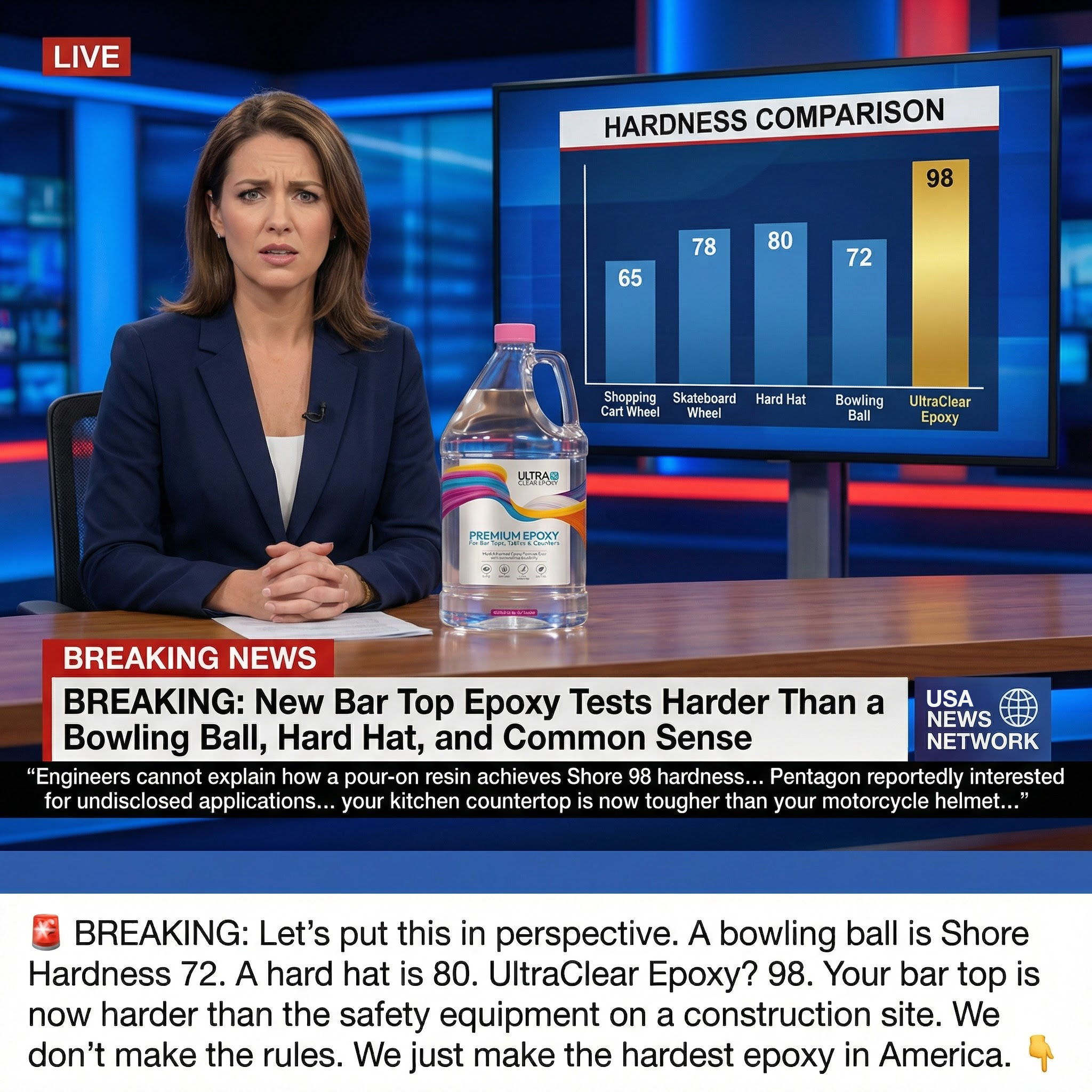Bar Top Epoxy Facebook ad