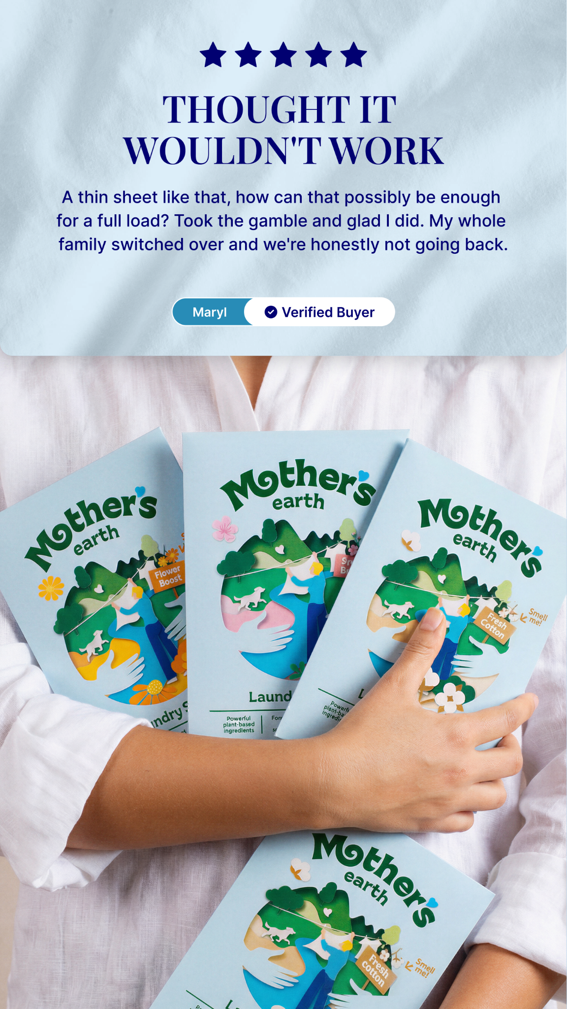 Mothers Earth Facebook ad