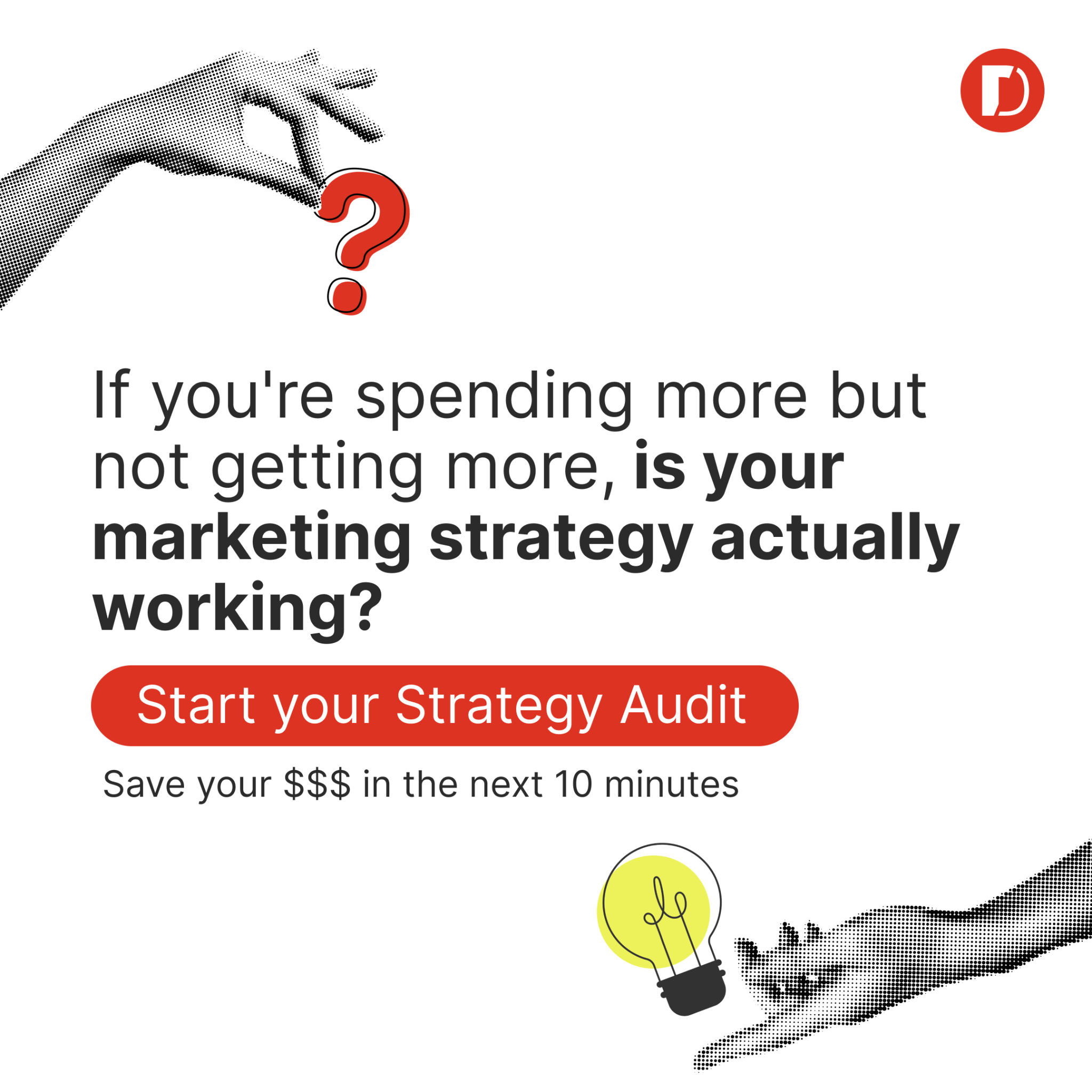 Disruptive Advertising Facebook ad