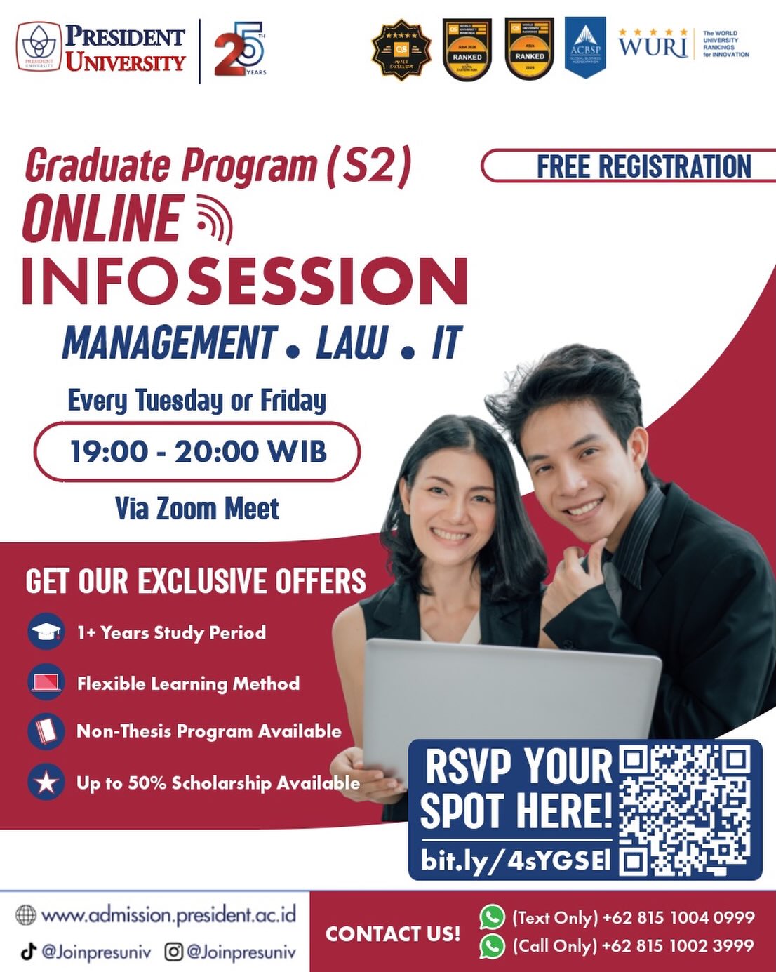 Presuniv.postgraduate Facebook ad: Ready to Level Up Your Career?