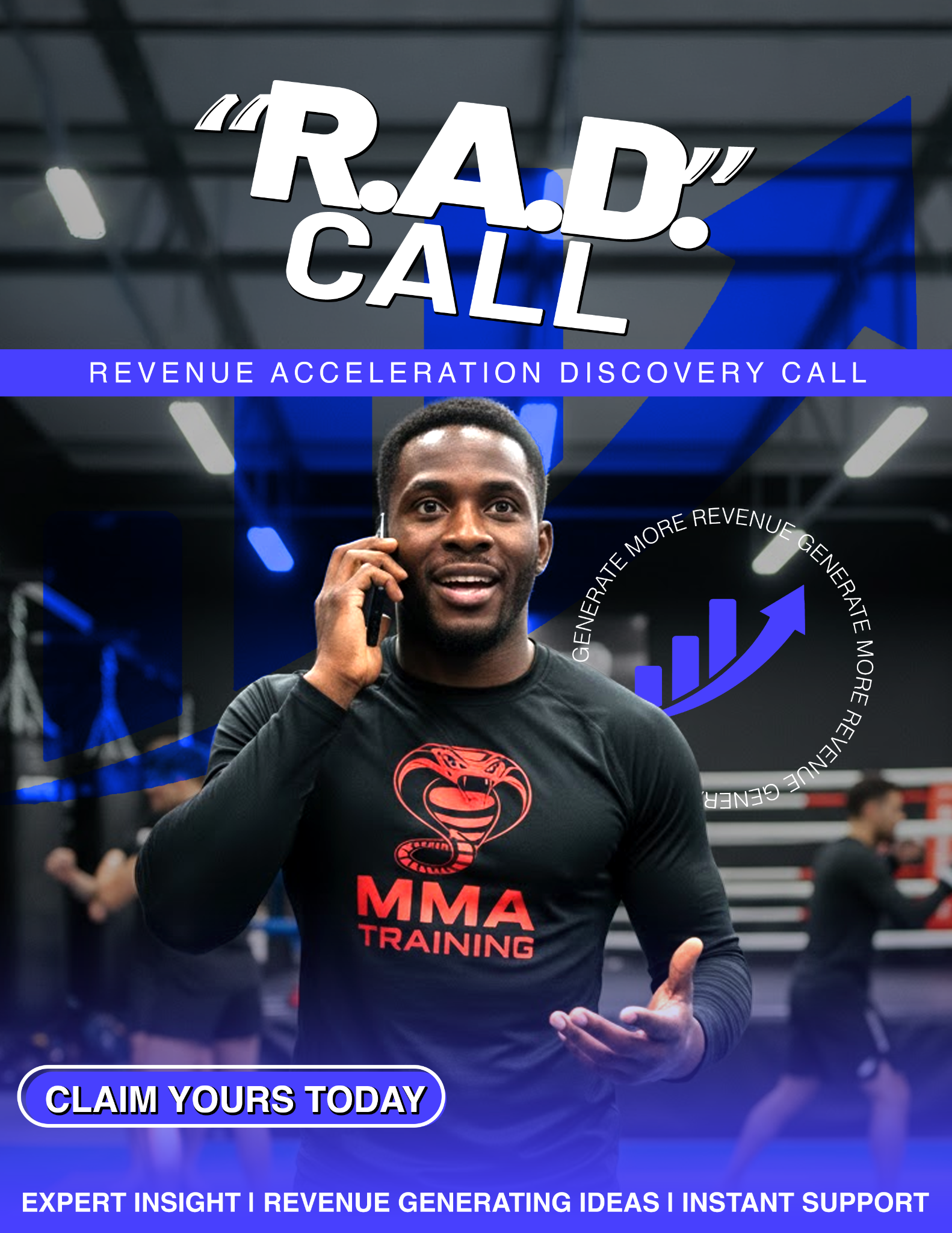 Martial Arts Industry Association Facebook ad: Free Revenue Acceleration Discovery Call