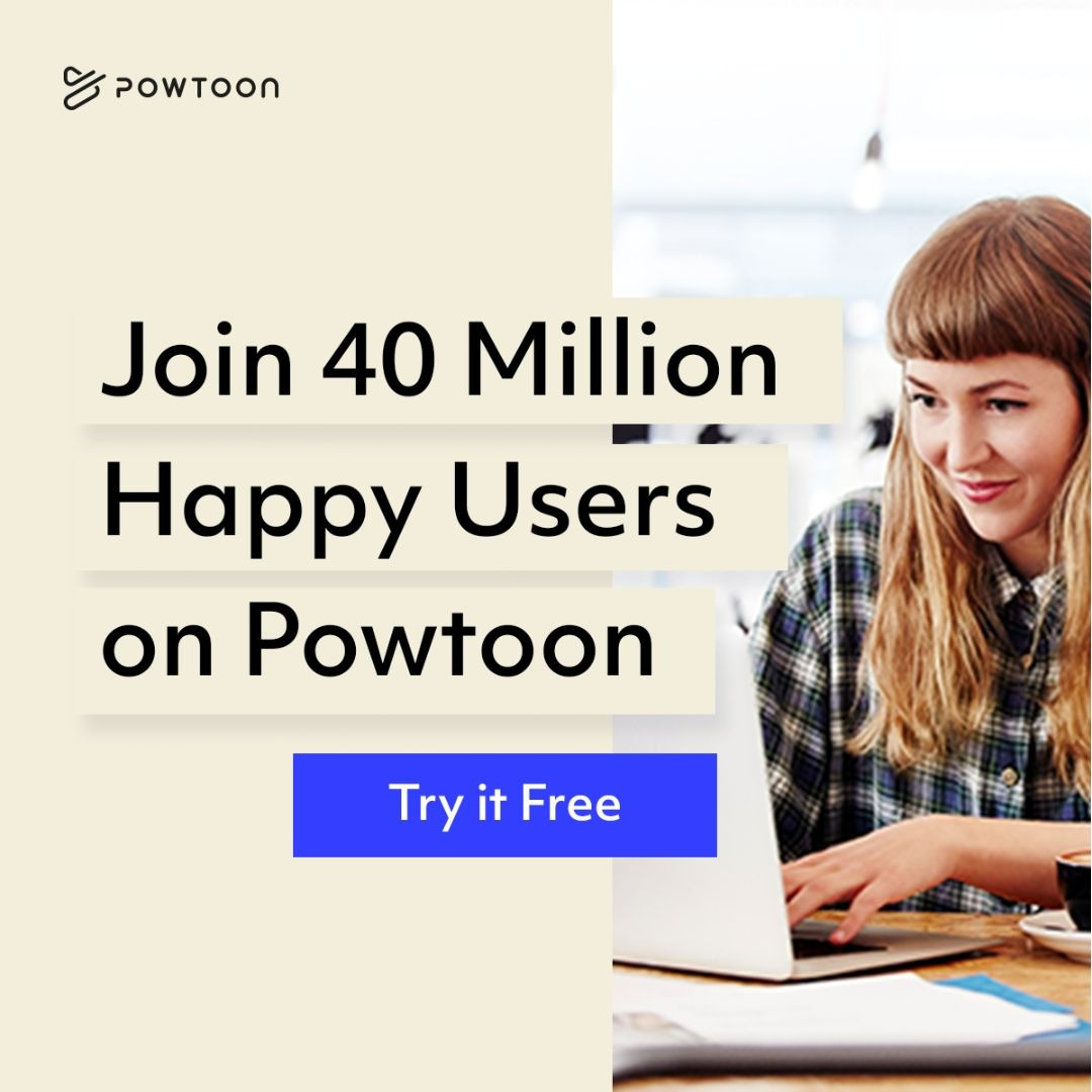 Powtoon Facebook ad