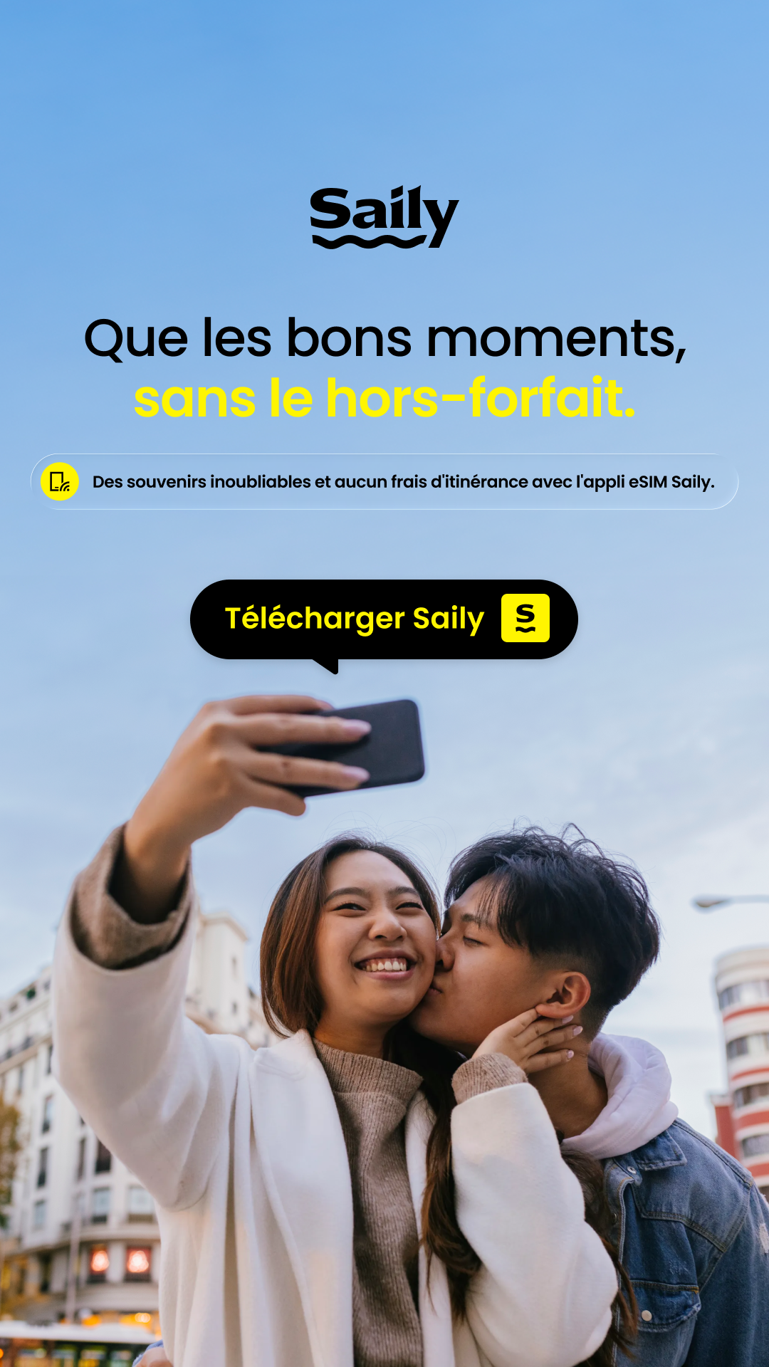 Saily Facebook ad