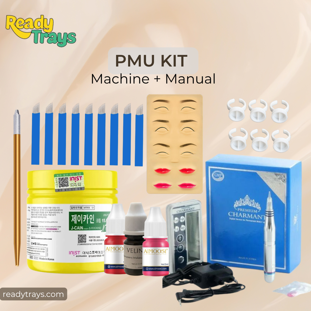 Ready Trays Facebook ad: PMU & Microblading Kit Deal