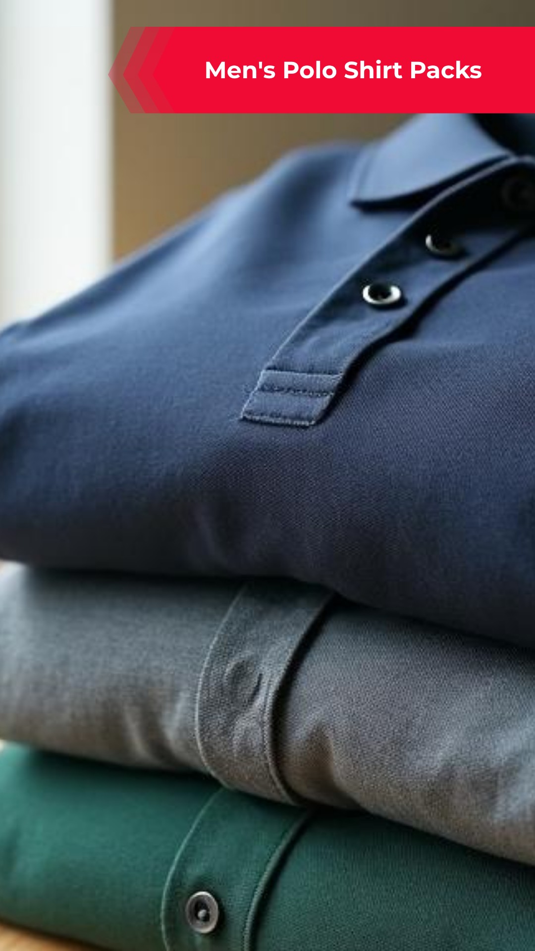 FAQInsider Quest Facebook ad: Men's Polo Shirt Packs