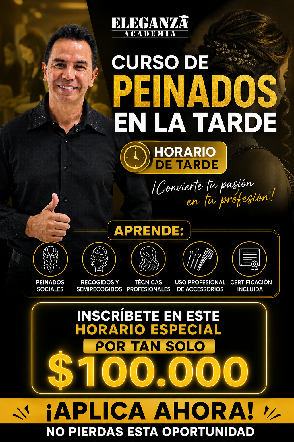 Eleganza Academia Popayán Facebook ad