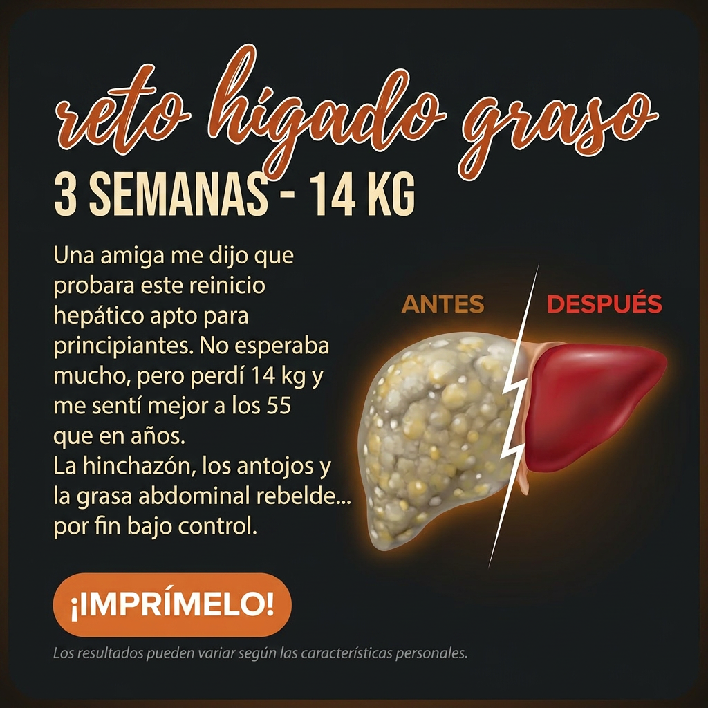28-Day Fatty Liver Detox & Reset Facebook ad: Transforma Tu Cuerpo En 28 Días