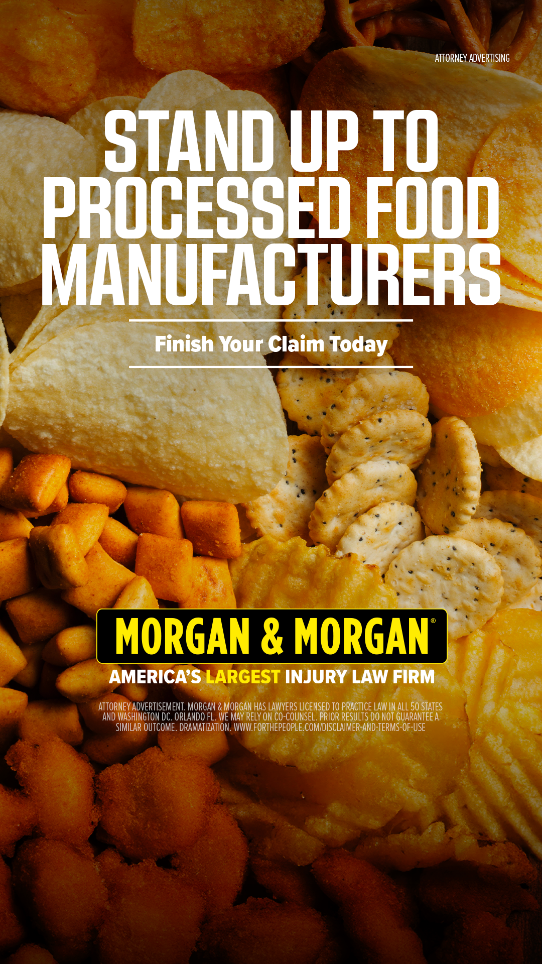 Morgan & Morgan Facebook ad