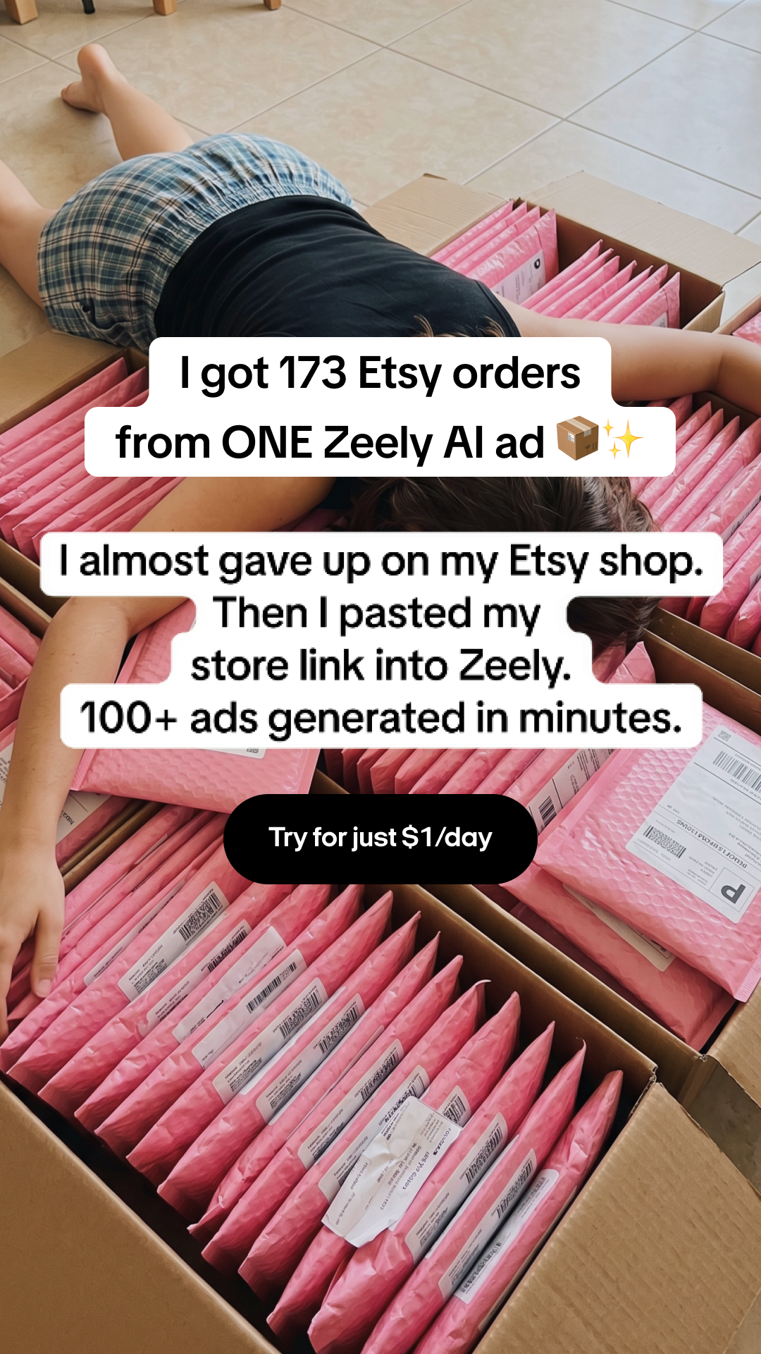 Zeely Facebook ad