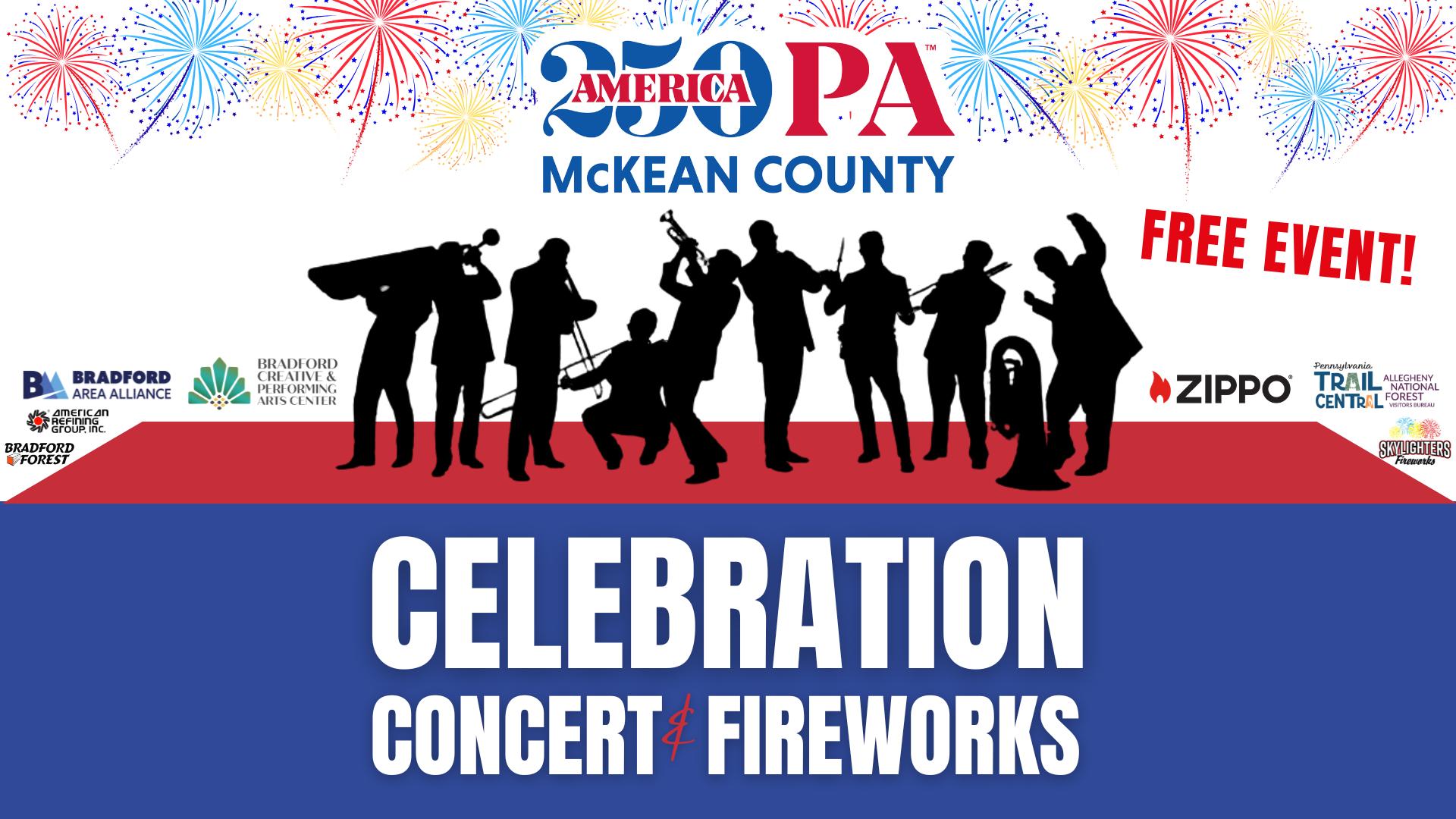 Zippo/Case Museum & Flagship Store Facebook ad: America250PA Celebration Concert & Fireworks