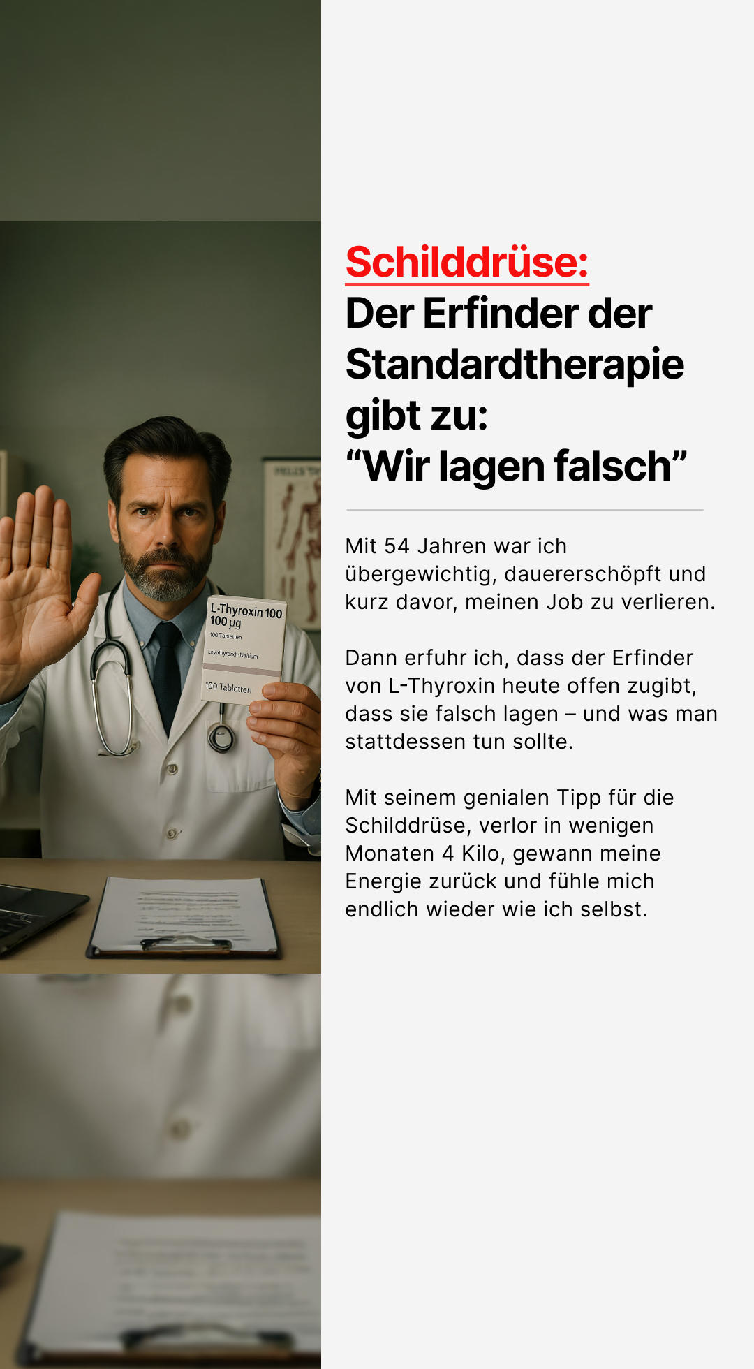 Mission Schilddrüse Facebook ad