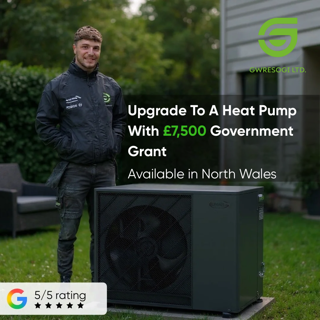 Gwresogi LTD Facebook ad: £7,500 Heat Pump Grant Available
