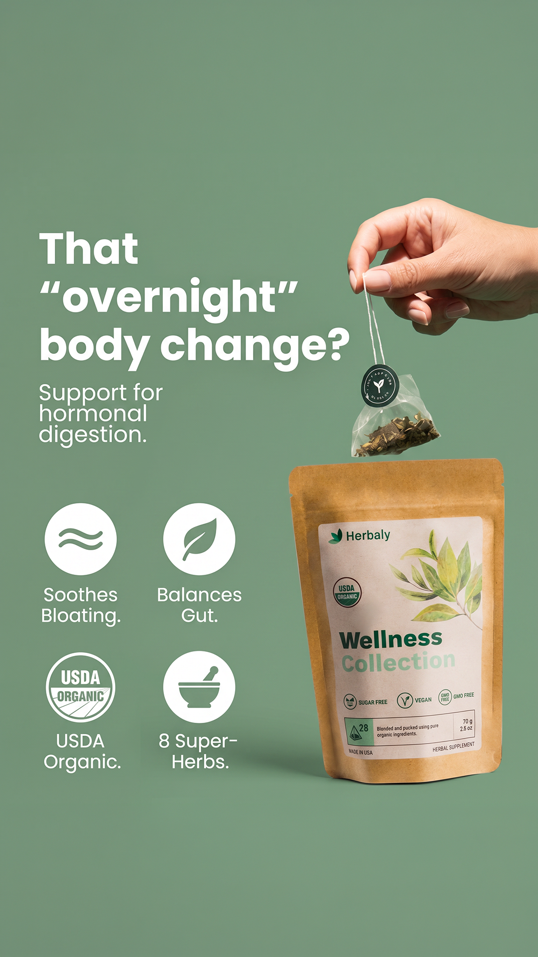 Herbaly Facebook ad