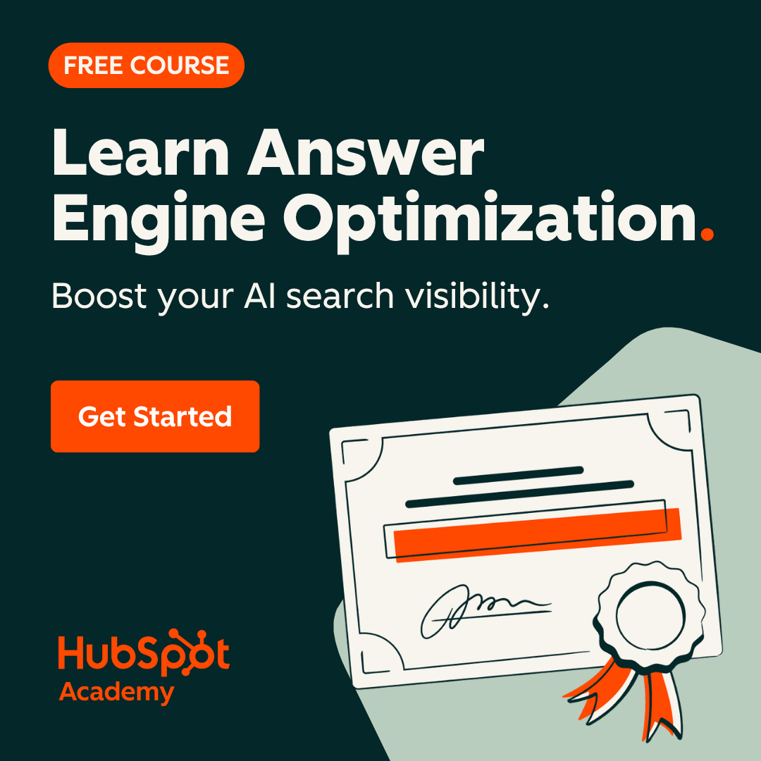 HubSpot Academy Facebook ad