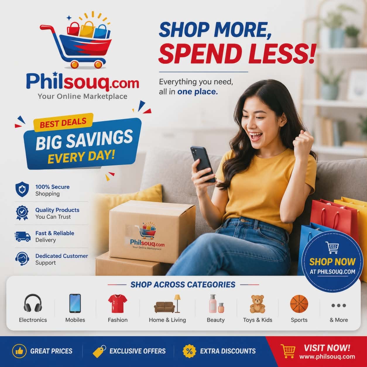 Philsouq.com Facebook ad: Philsouq. Com, Your Online Marketplace Sarees Fashion Home…