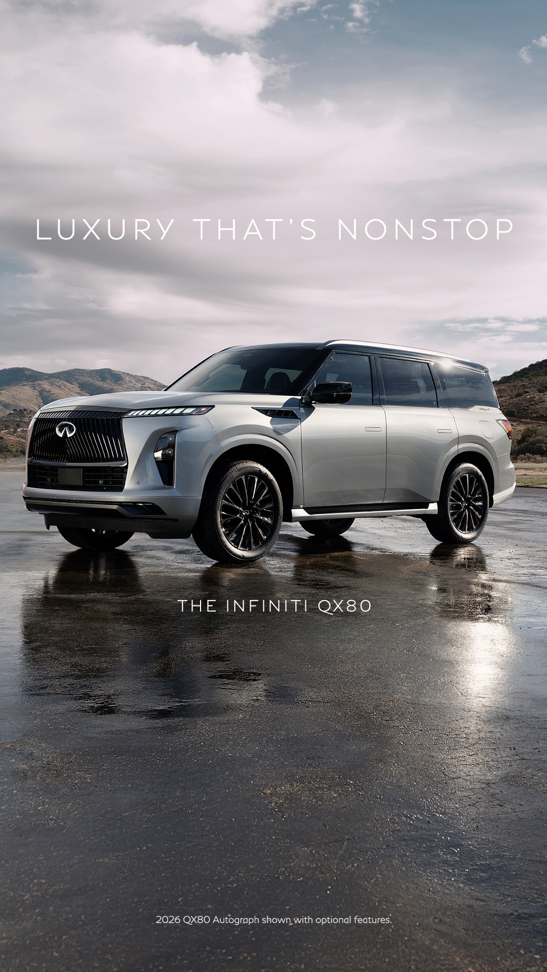 INFINITI Facebook ad from May 14, 2026