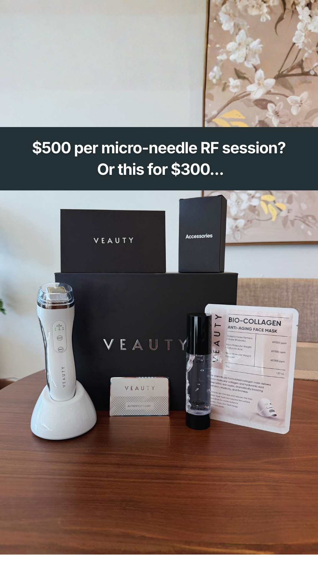 Veauty Facebook ad