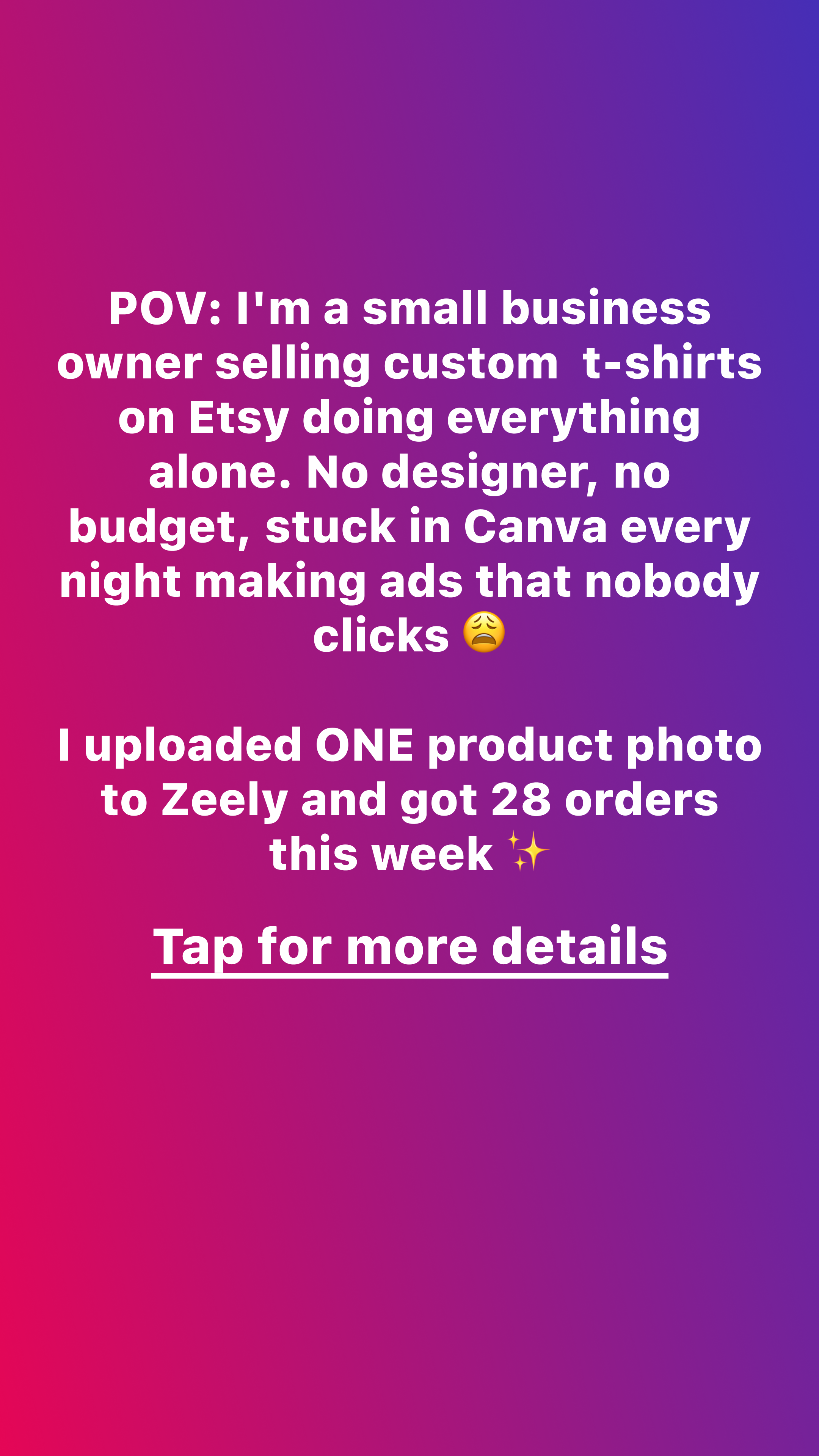 Zeely Facebook ad
