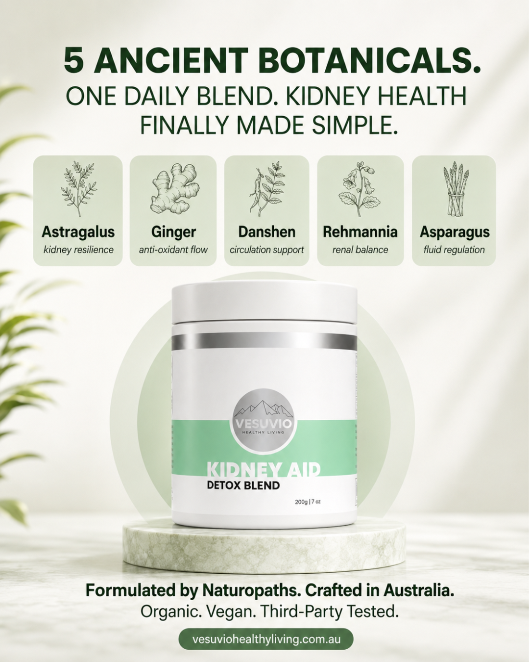 Vesuvio Healthy Living Facebook ad