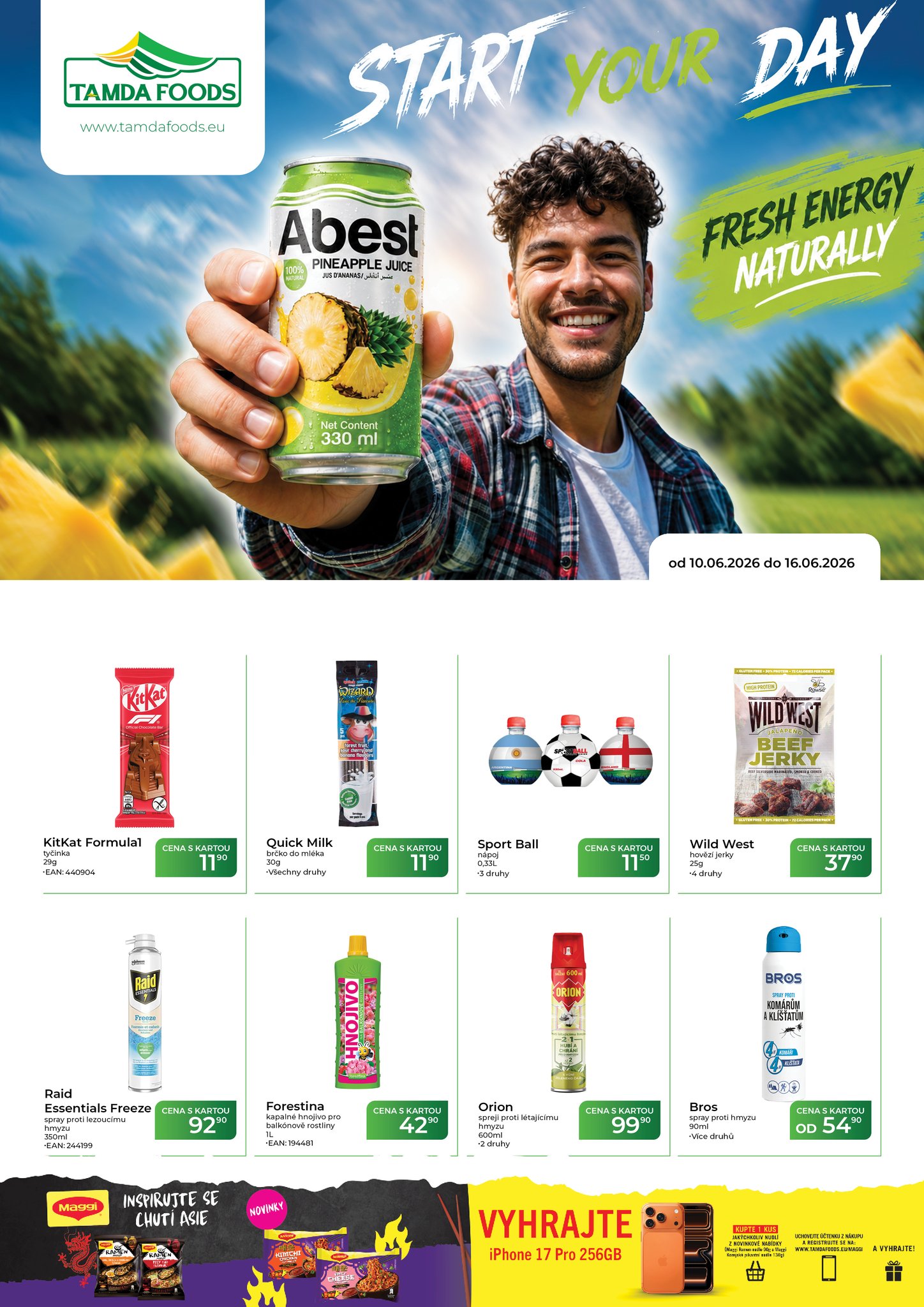 TAMDA FOODS Facebook ad: Objevte skvělé slevy na vaše oblíbené produkty!