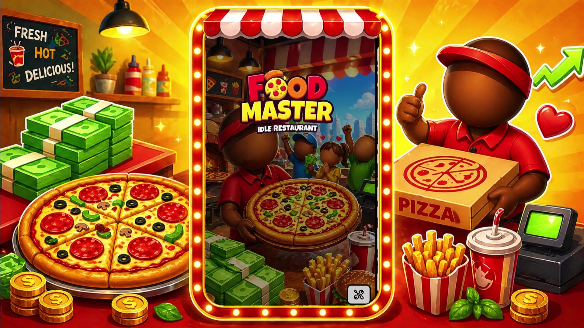 Food Master - Idle Restaurant Facebook ad: Play on Facebook Without Download!