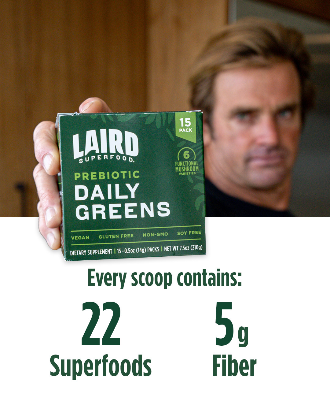 Laird Superfood Facebook ad