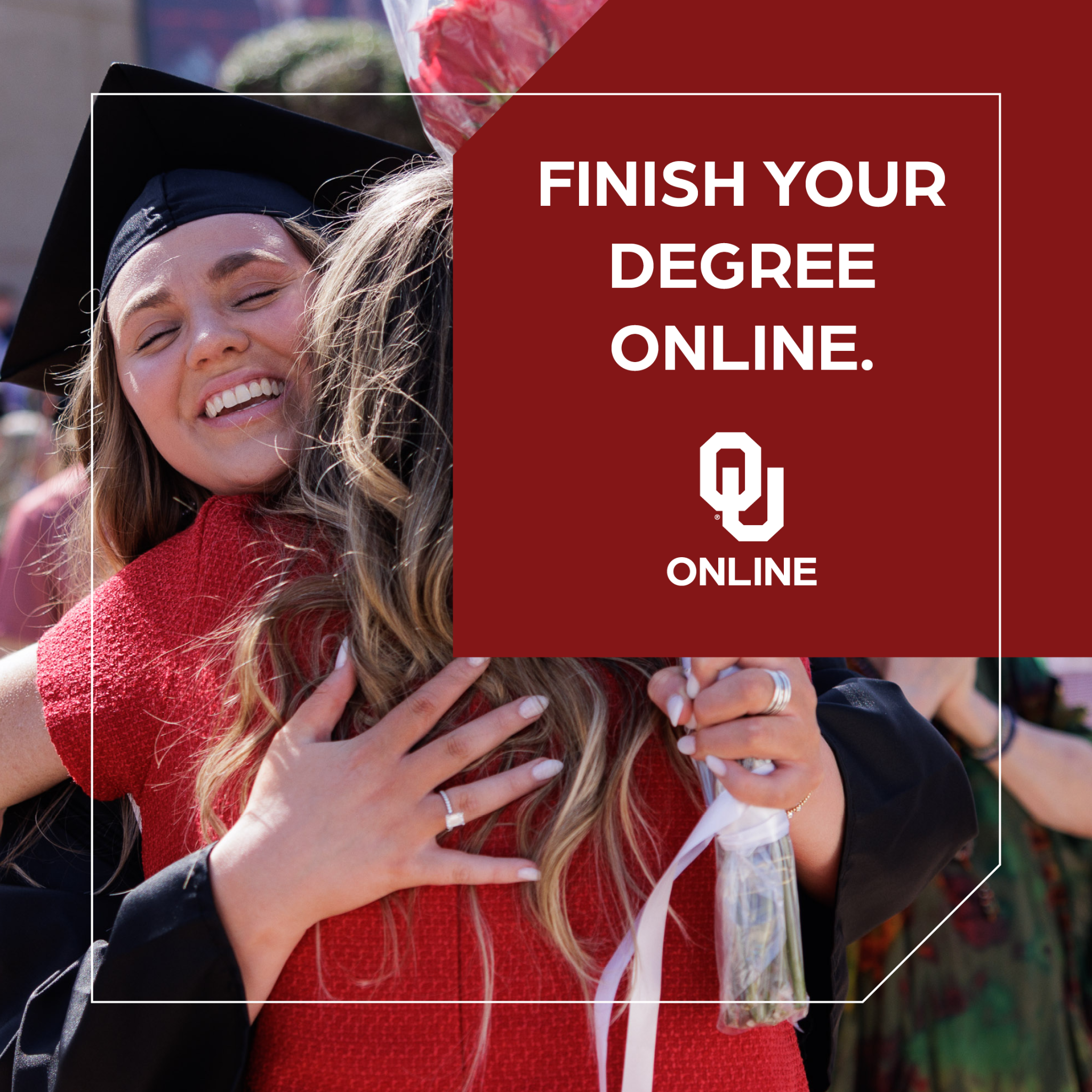 The University of Oklahoma Online Facebook ad