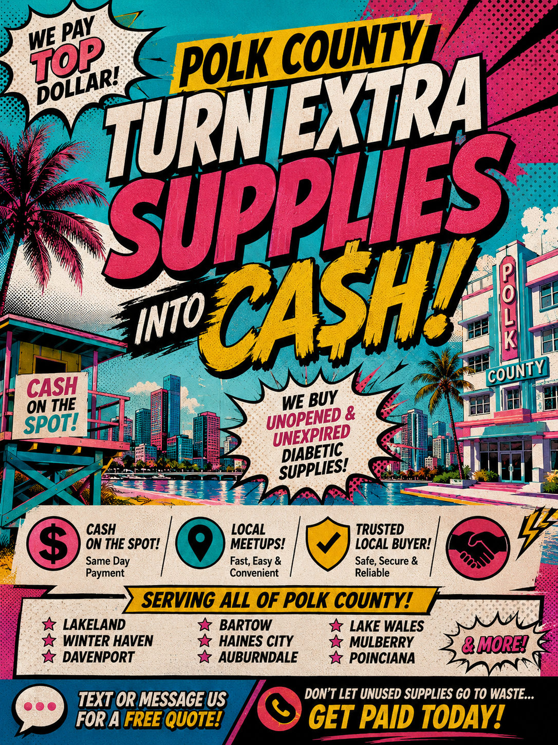Test Strip Depot- Cash For Diabetic Supplies  Facebook ad