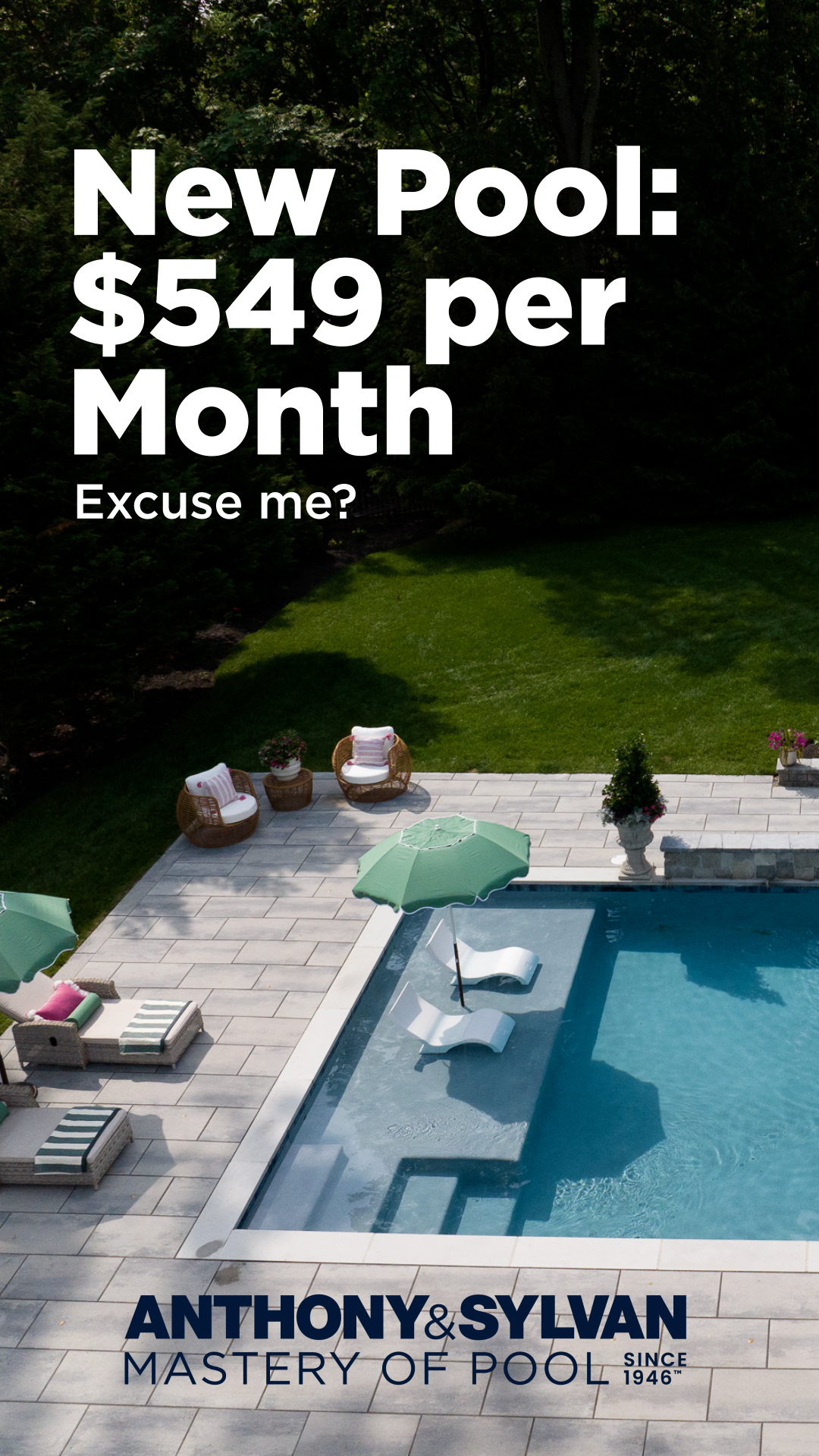 Anthony & Sylvan Pools Facebook ad