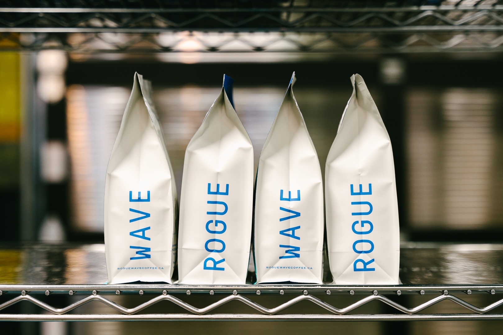 Rogue Wave Coffee Facebook ad: Order Freshly Roasted Coffee and Barista Curated Gear!