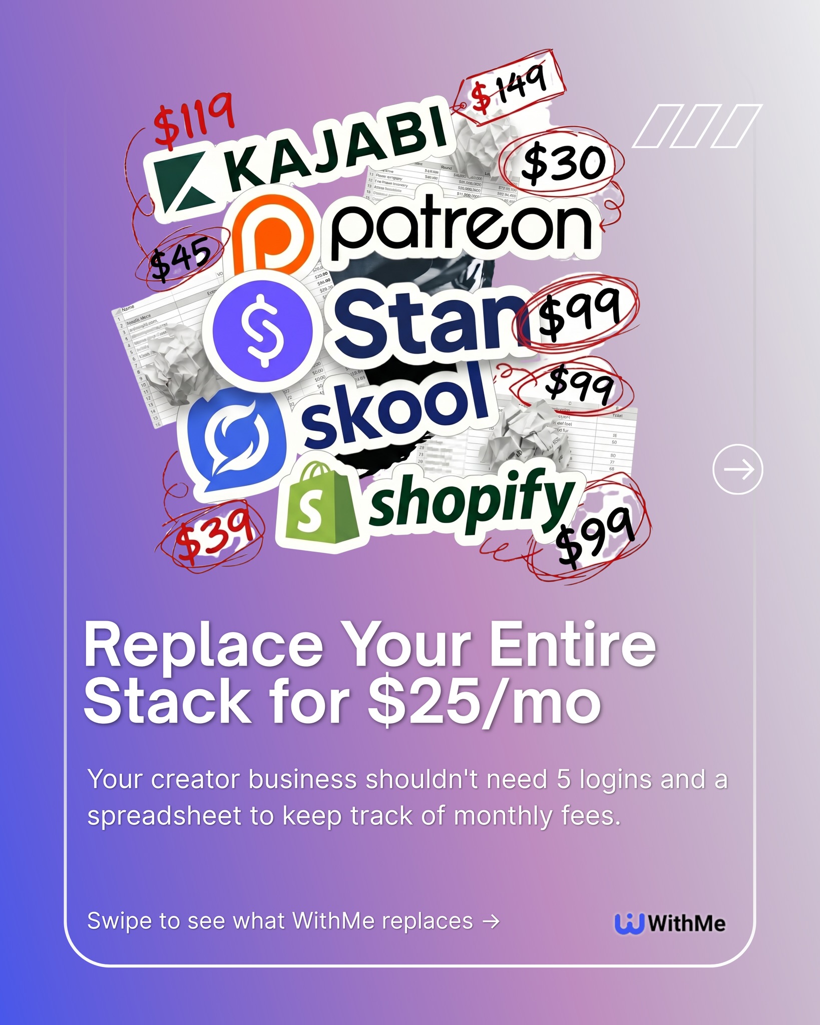 WithMe Facebook ad