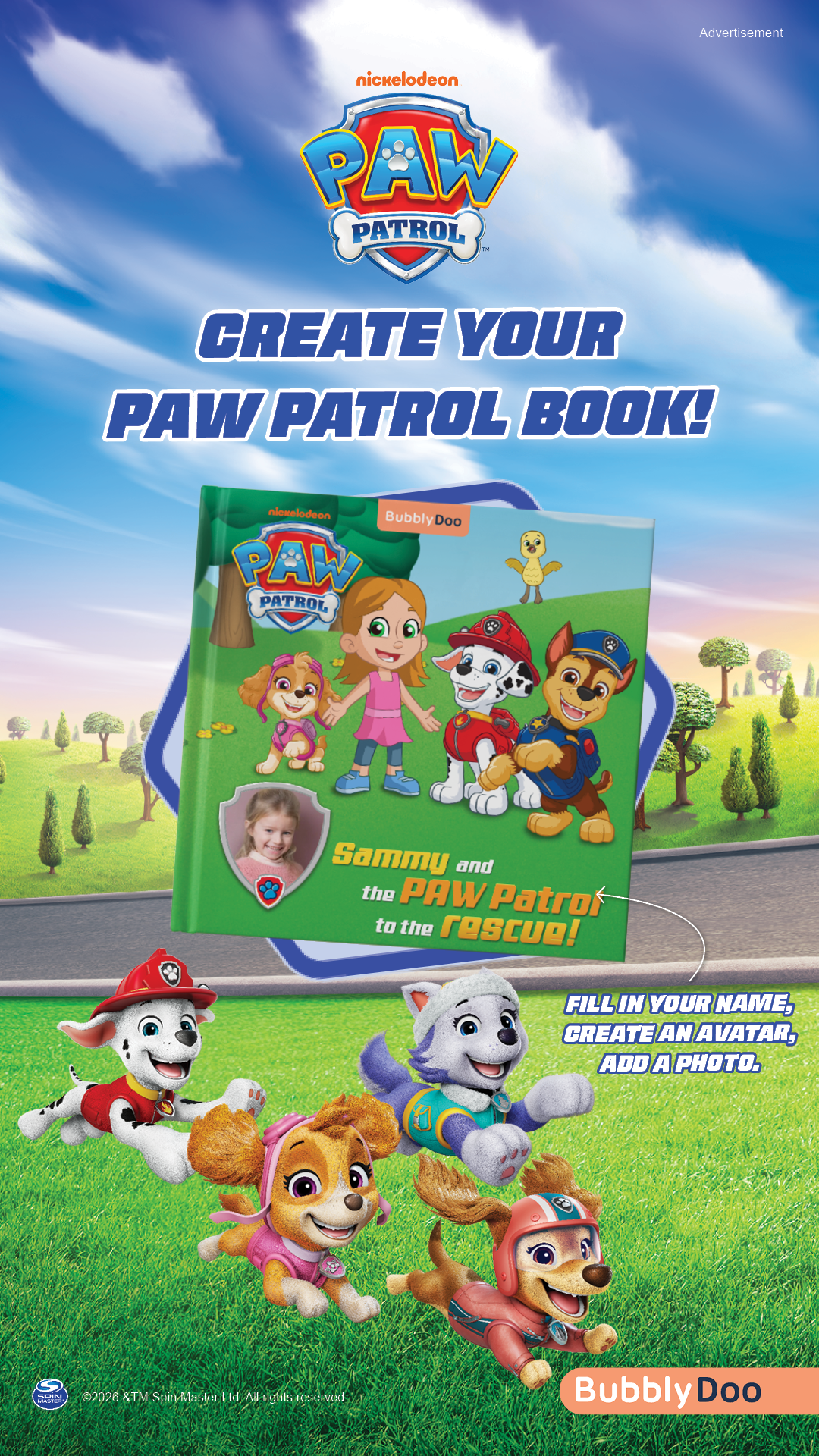 BubblyDoo Books Facebook ad