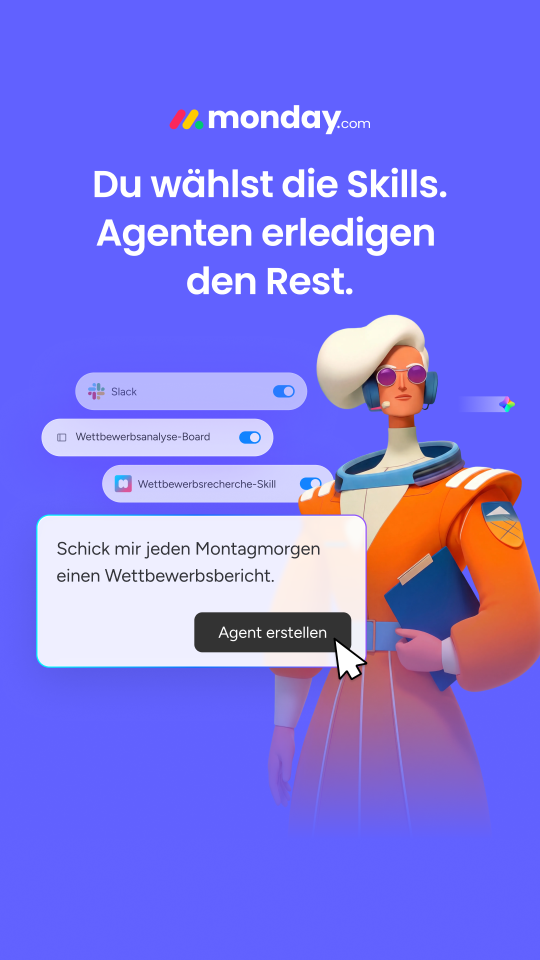 monday.com Facebook ad