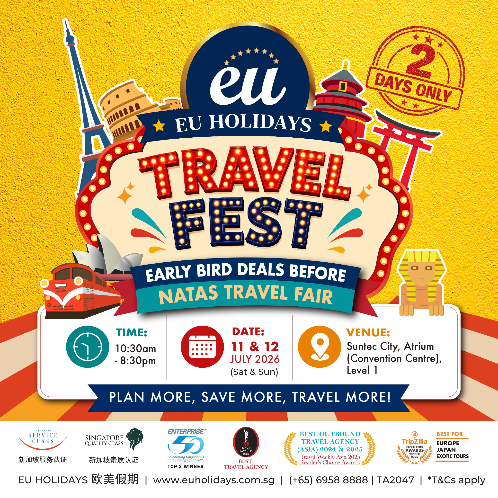 EU Holidays Facebook ad