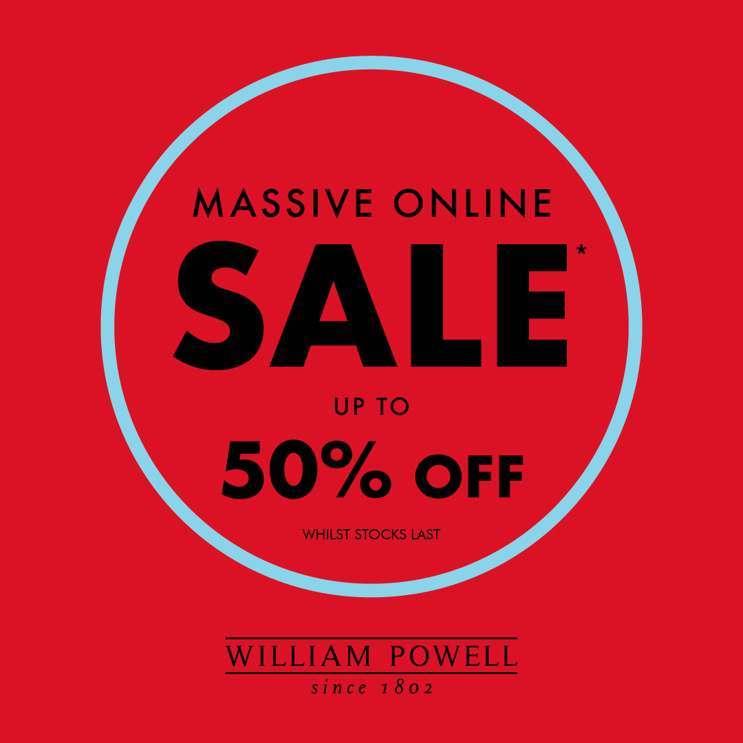 William Powell Facebook ad: William Powell Massive Online Sale!