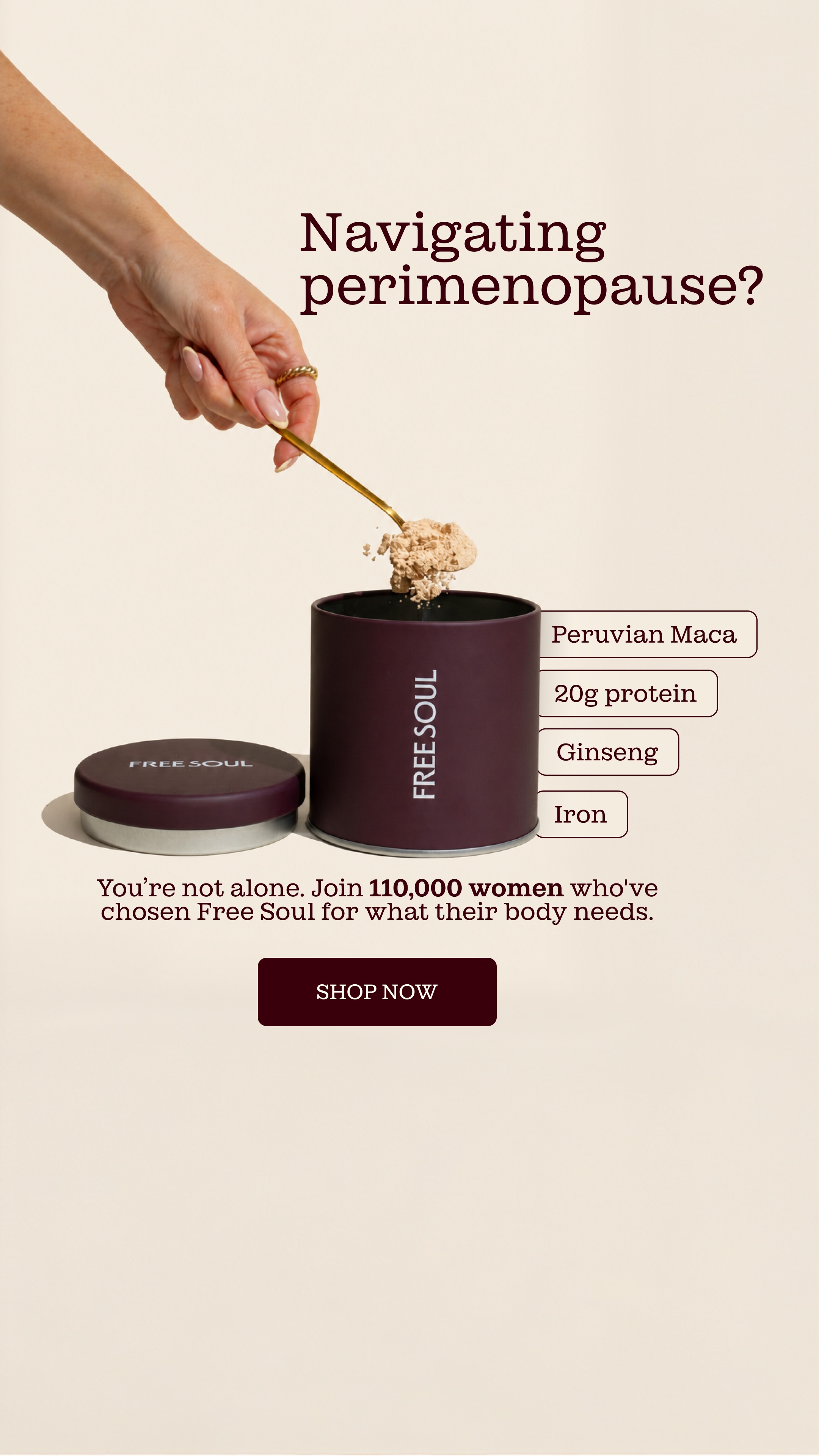 Free Soul Facebook ad