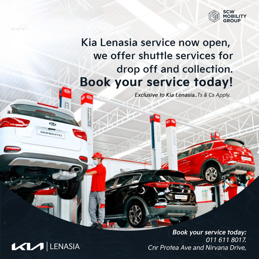Kia Lenasia Facebook ad: Kia Shuttle Service