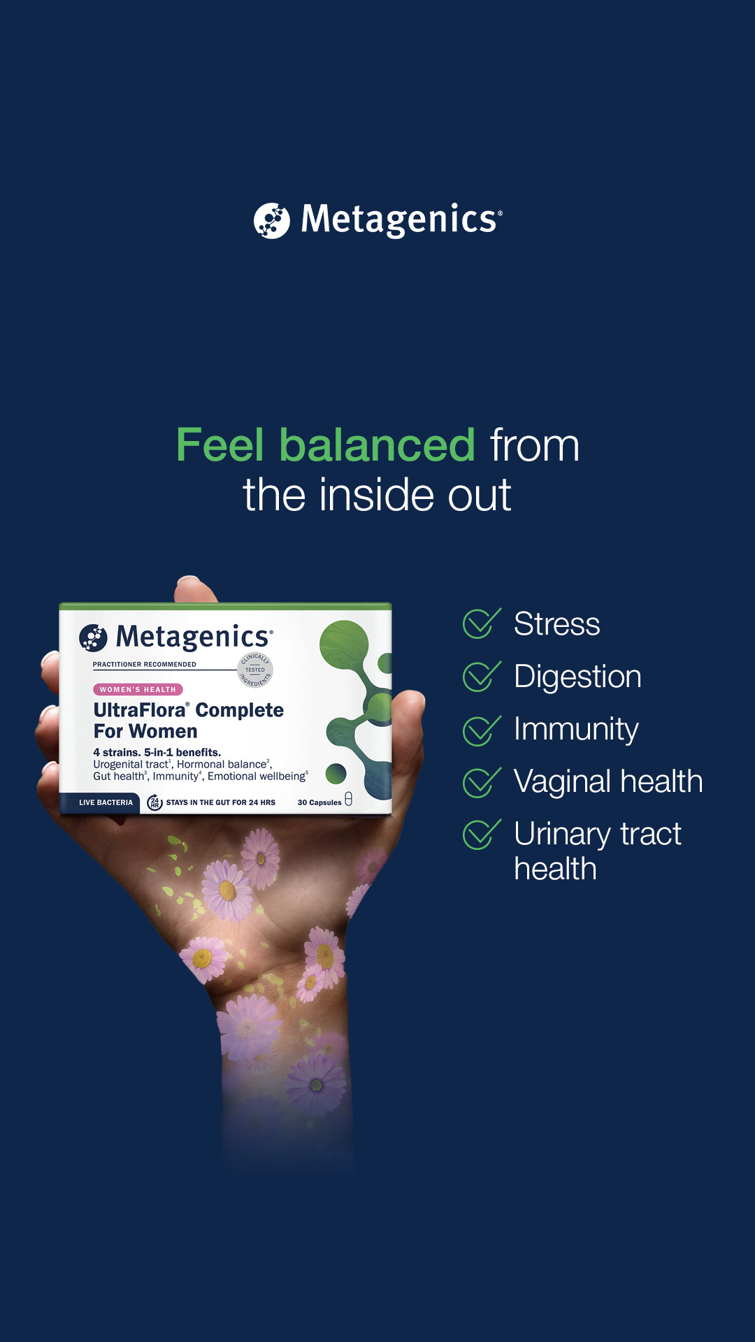 Metagenics UK Facebook ad