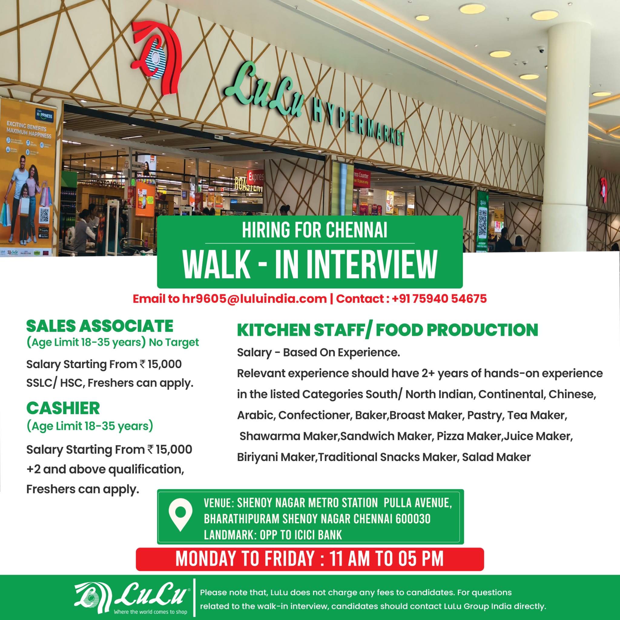 LuLu Hypermarket Tamil Nadu Facebook ad: Enna Chennai, Ready-ah?