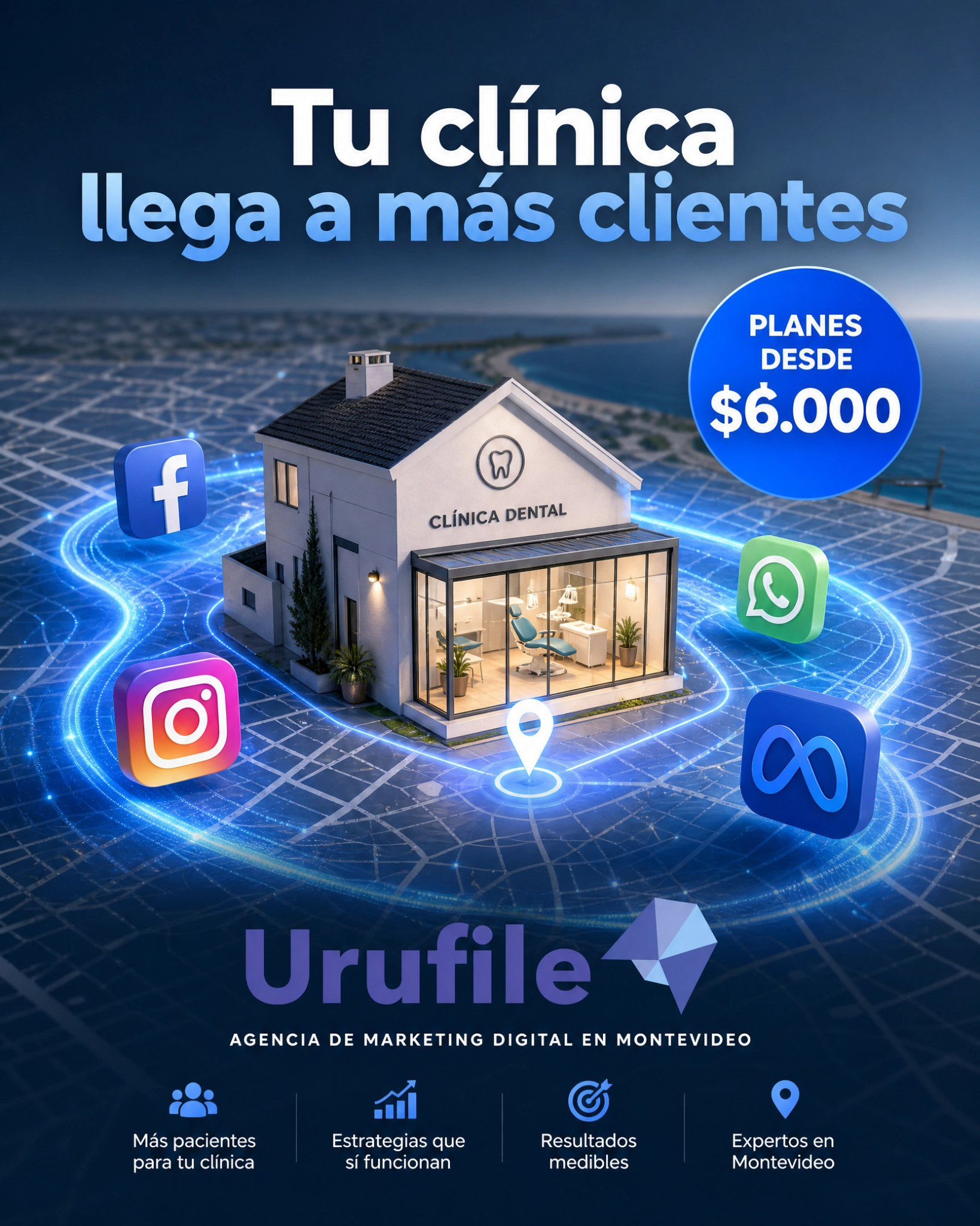 Urufile Uruguay Facebook ad: ¡Llená tu agenda hoy!