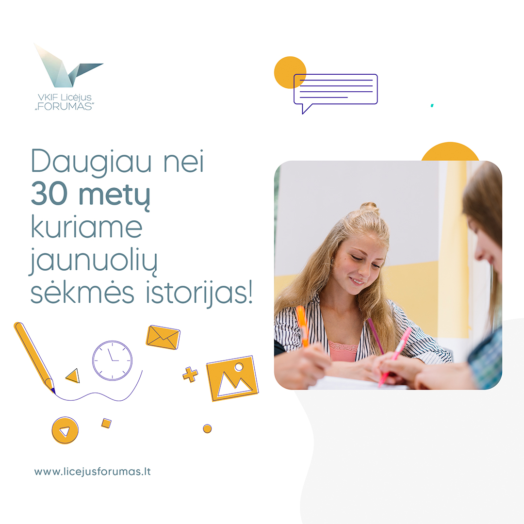 Šaltinėlio privati mokykla/ VKIF Licėjus "Forumas" Facebook ad