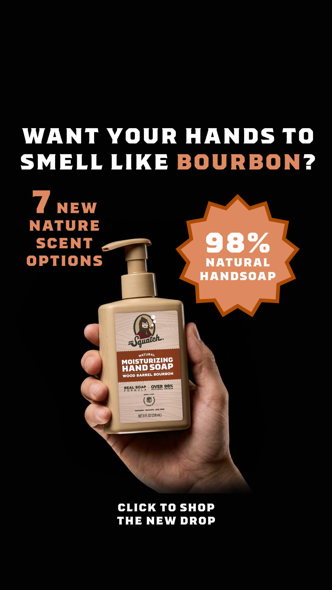 Dr. Squatch Facebook ad