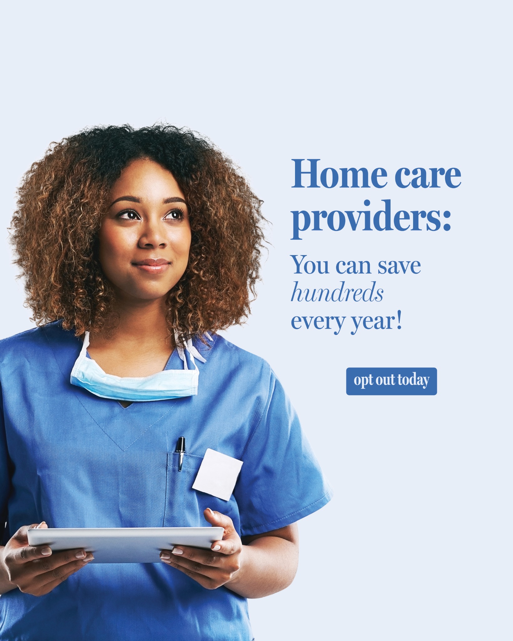 Opt Out Today Facebook ad