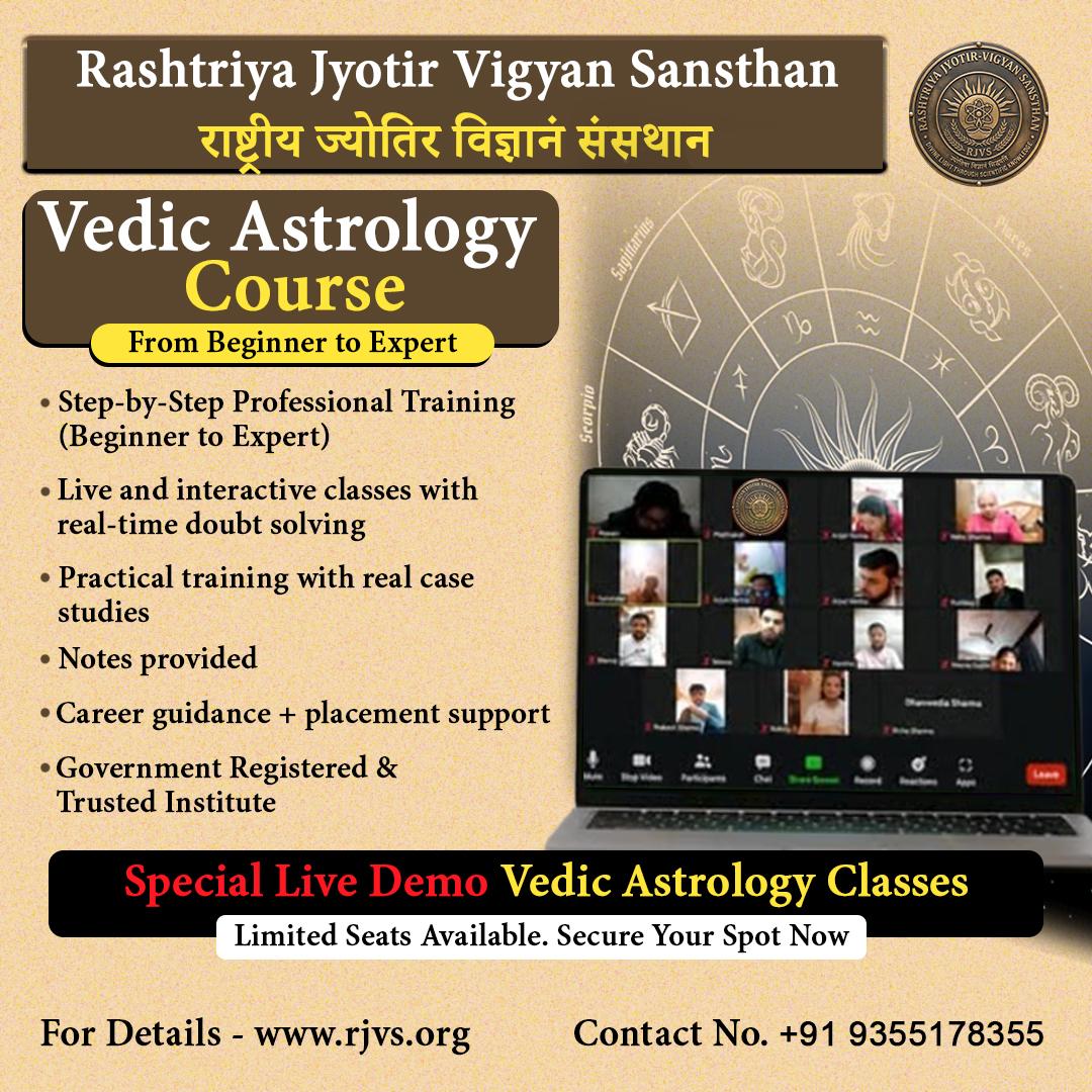 Rashtriya Jyotir-Vigyan Sansthan Facebook ad: Certified Online Astrology Course
