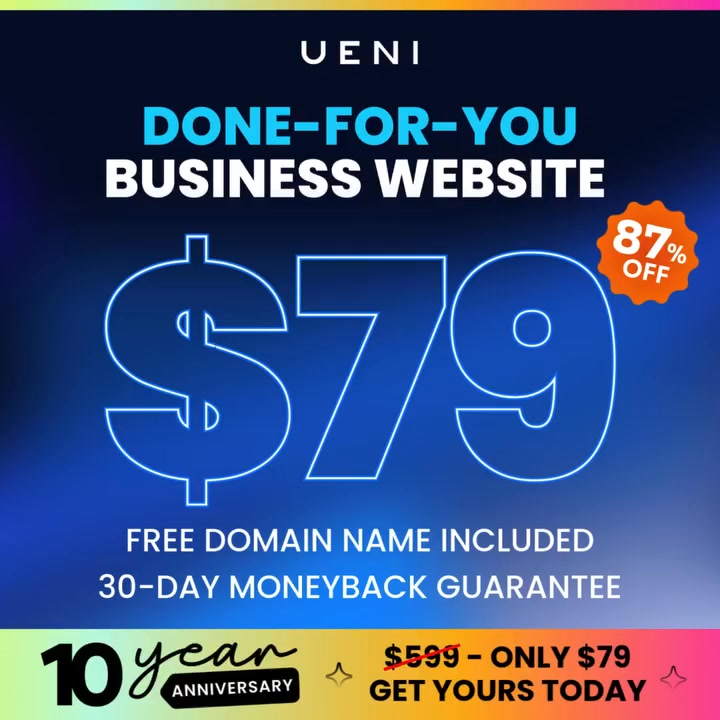 UENI.com Facebook ad