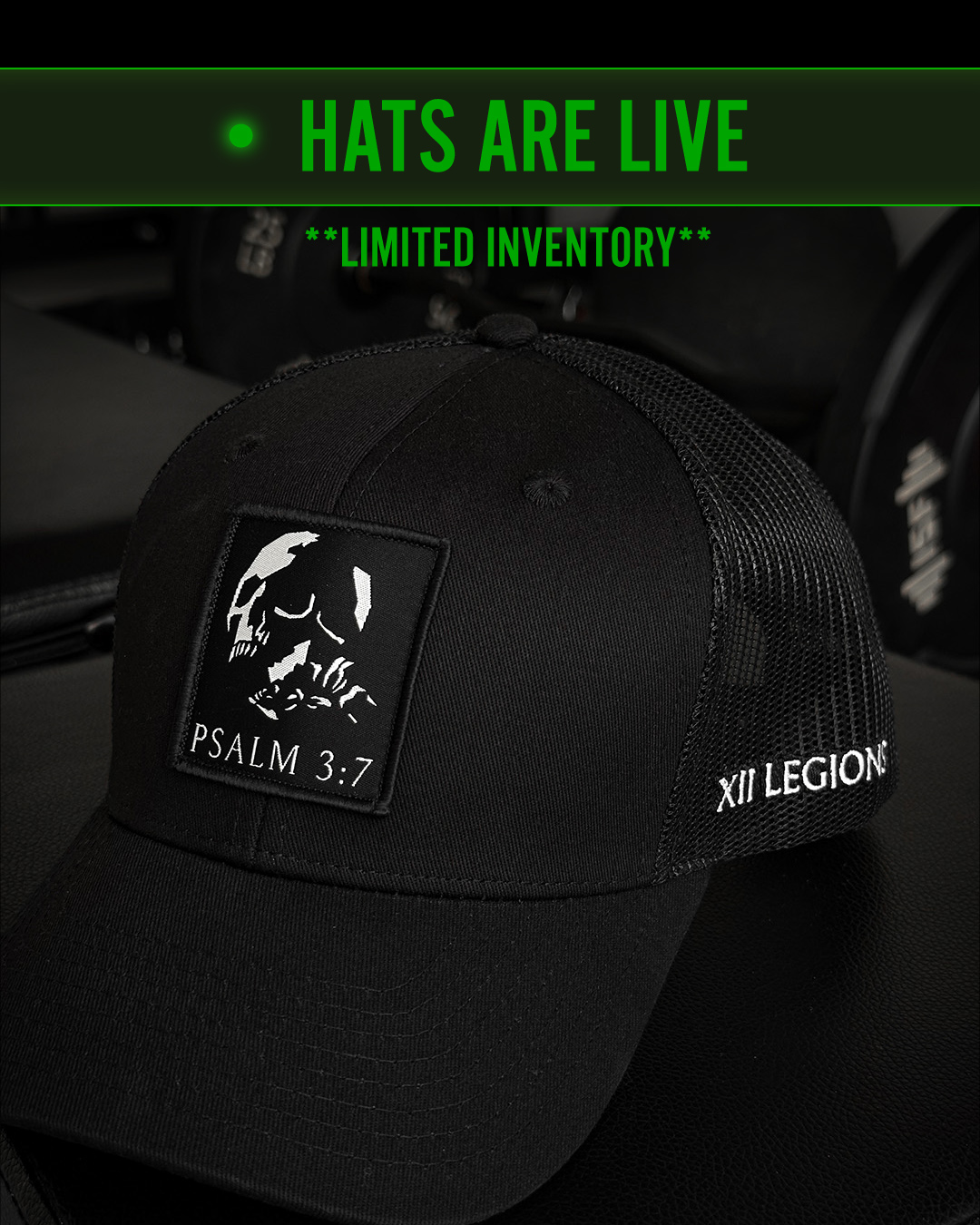 XII Legions Facebook ad: XII LEGIONS Hats