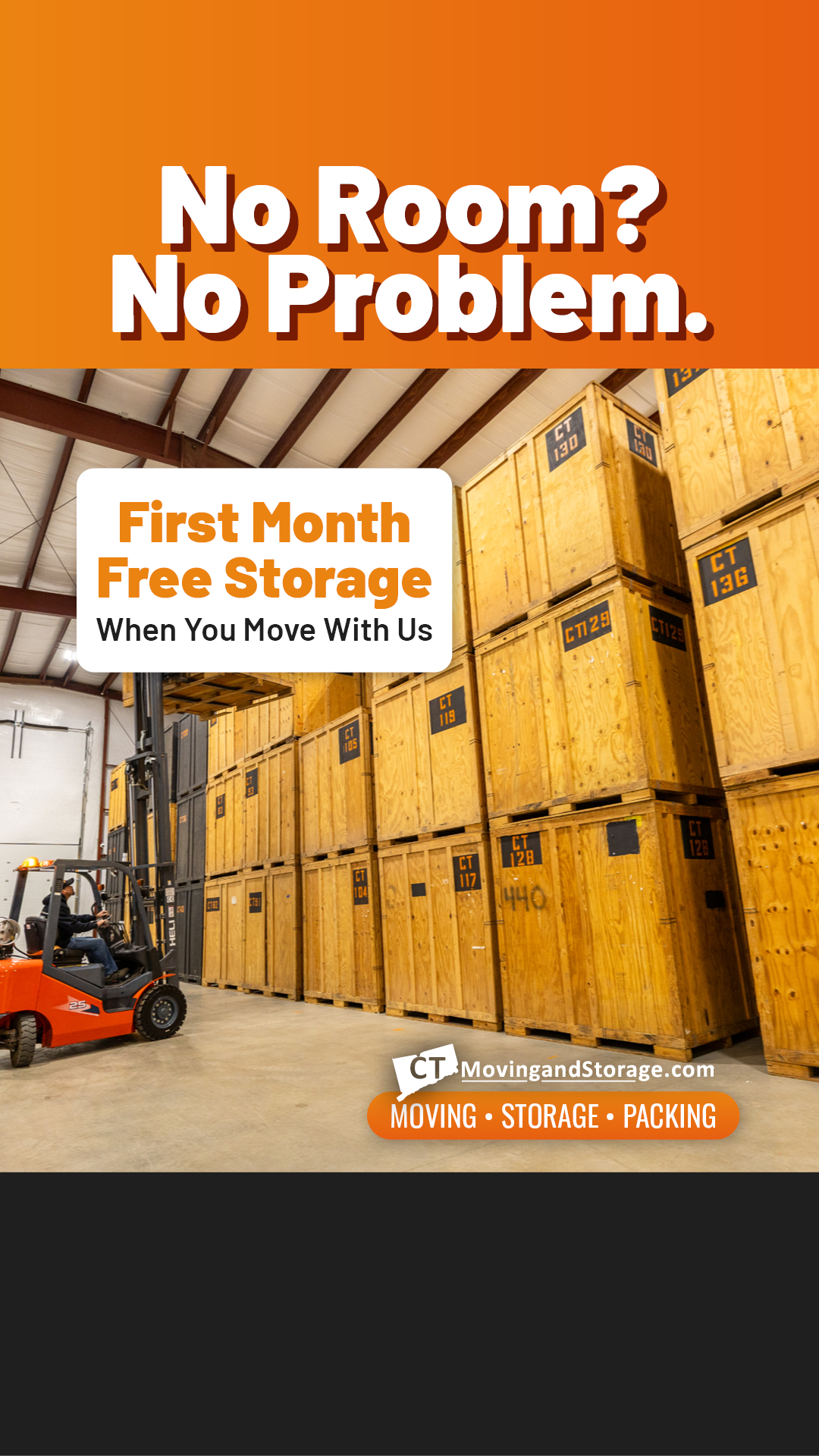 CT Moving and Storage Facebook ad
