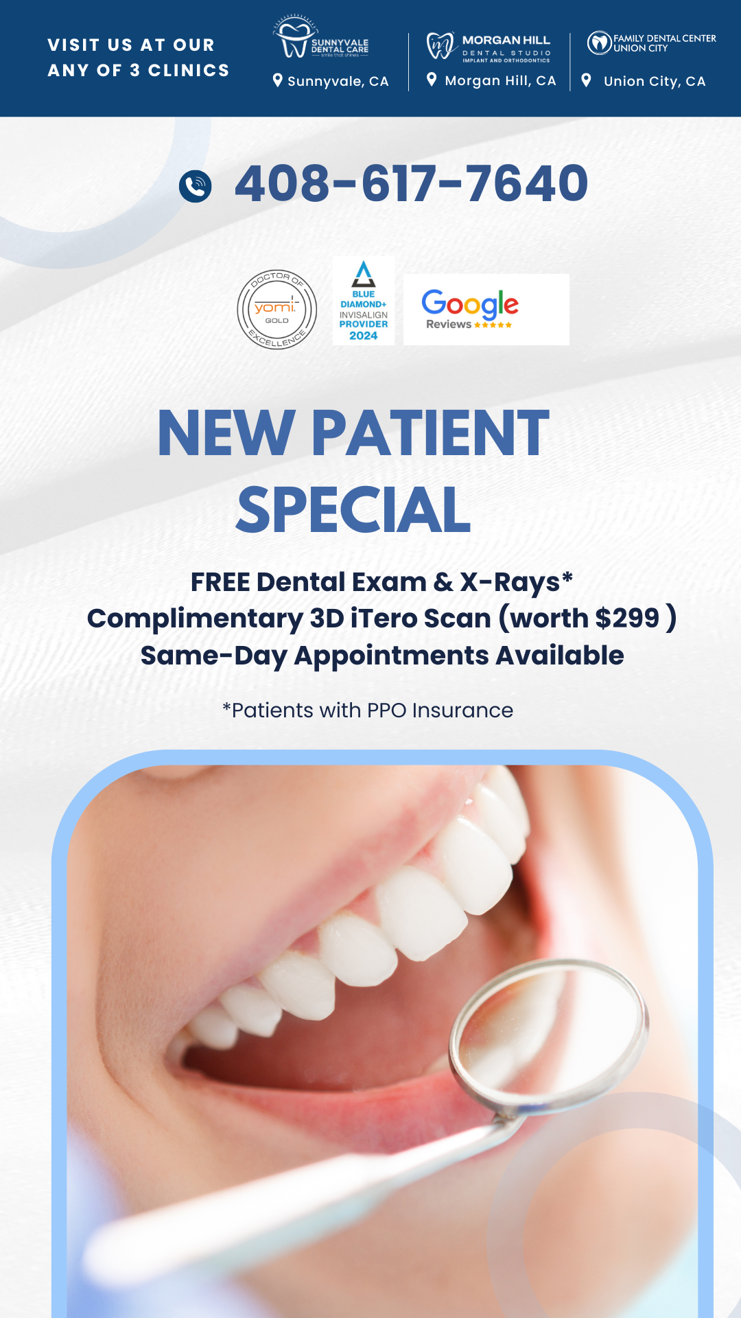 Sunnyvale Dental Care Facebook ad