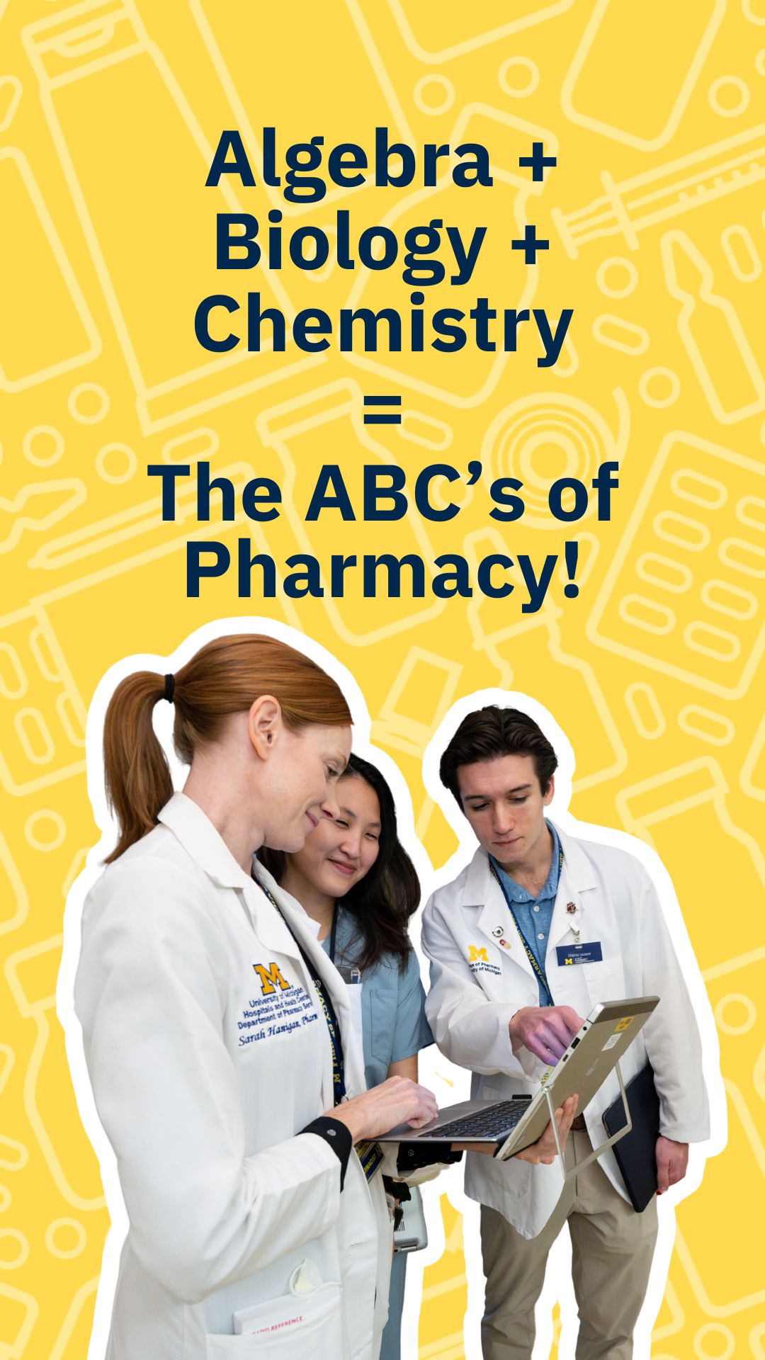 University of Michigan College of Pharmacy Facebook ad
