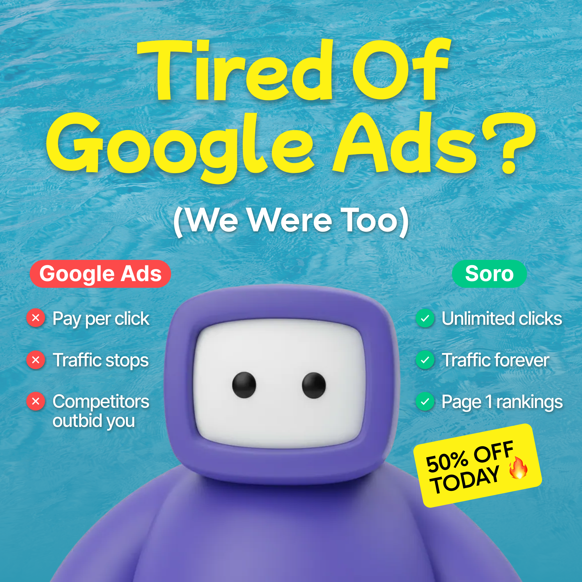 Soro SEO Facebook ad